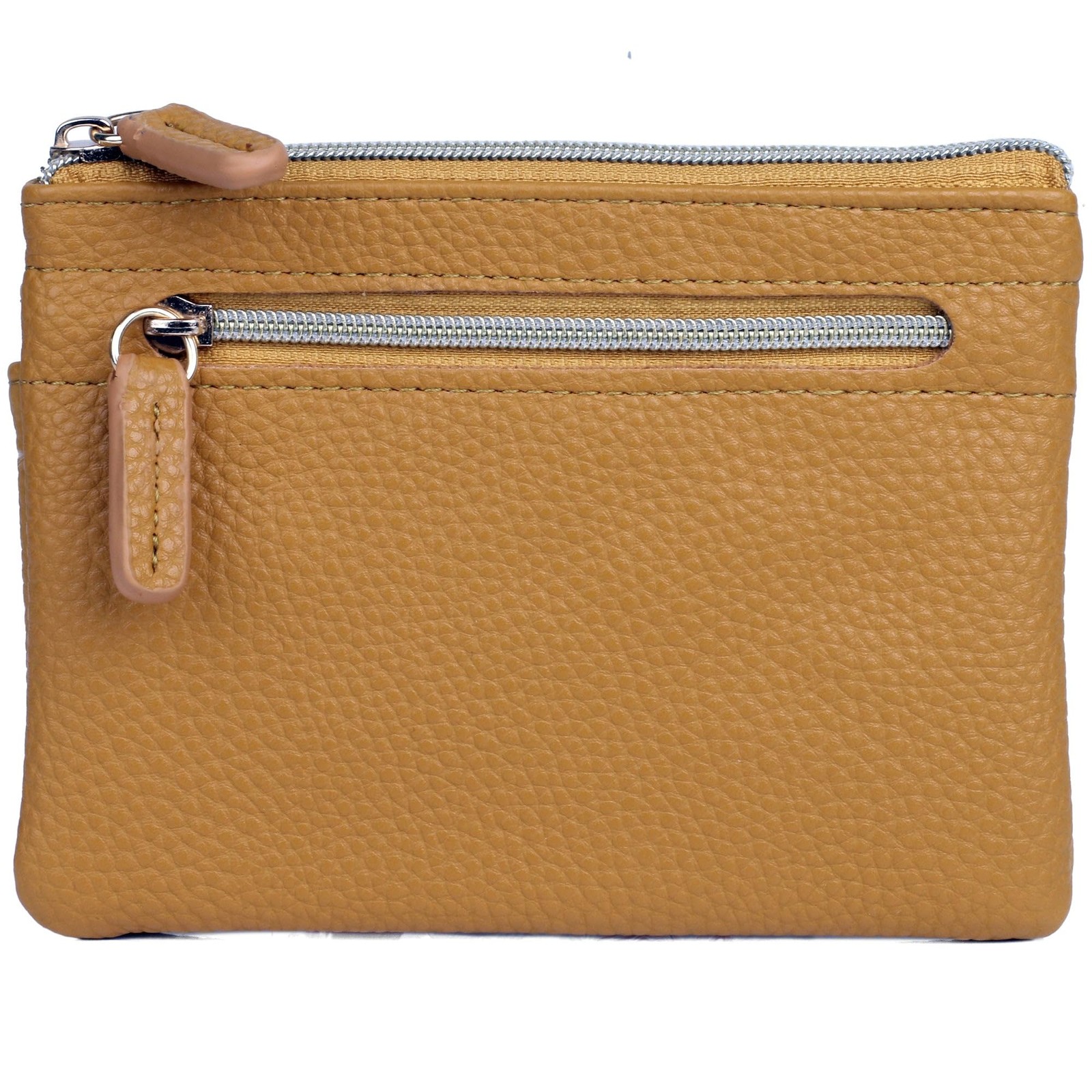 Julia Buxton Solid Pebble Vegan Leather Lg. ID Coin Case