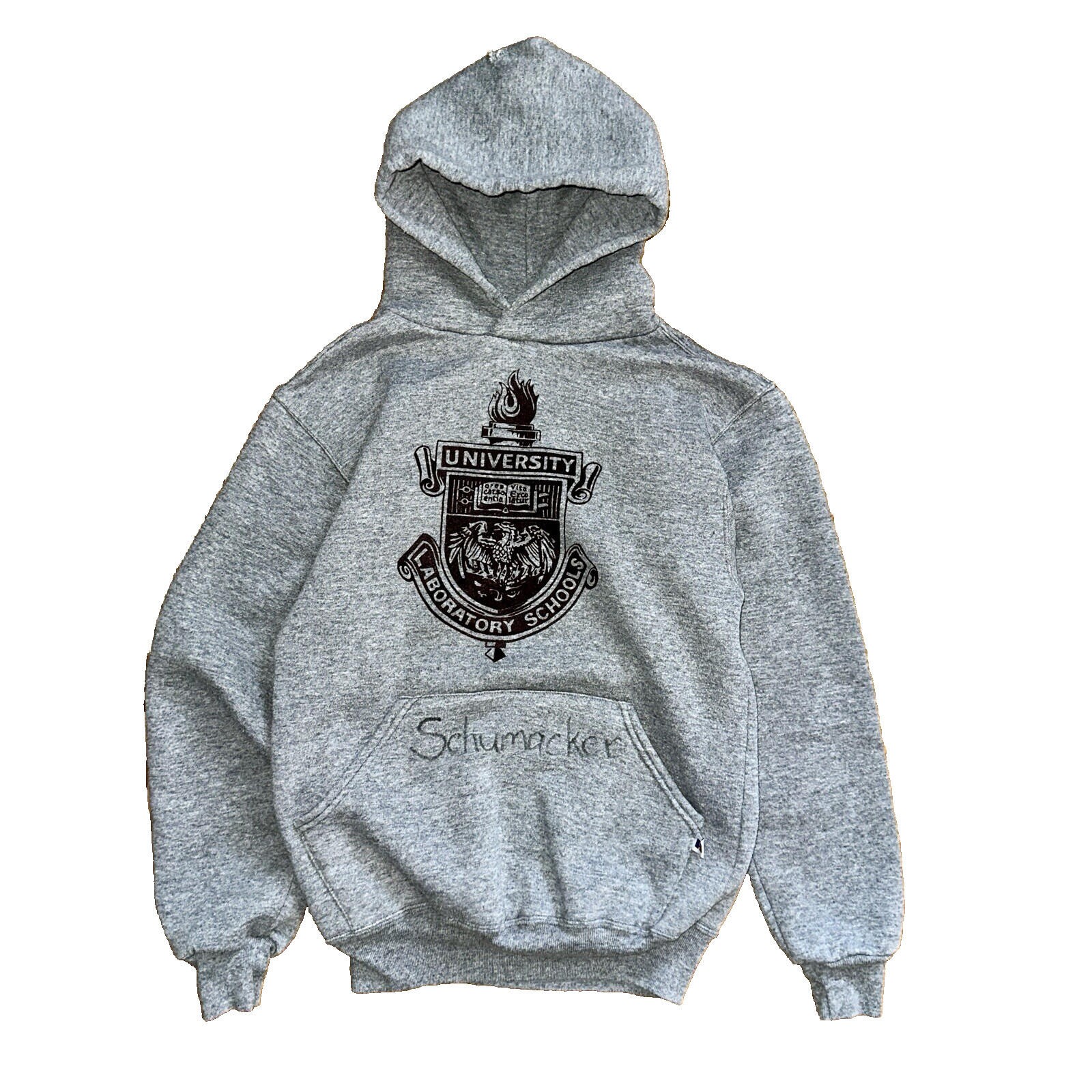 University Chicago Laboratory Schools Russell Athletics Hoodie Champion 90s USA