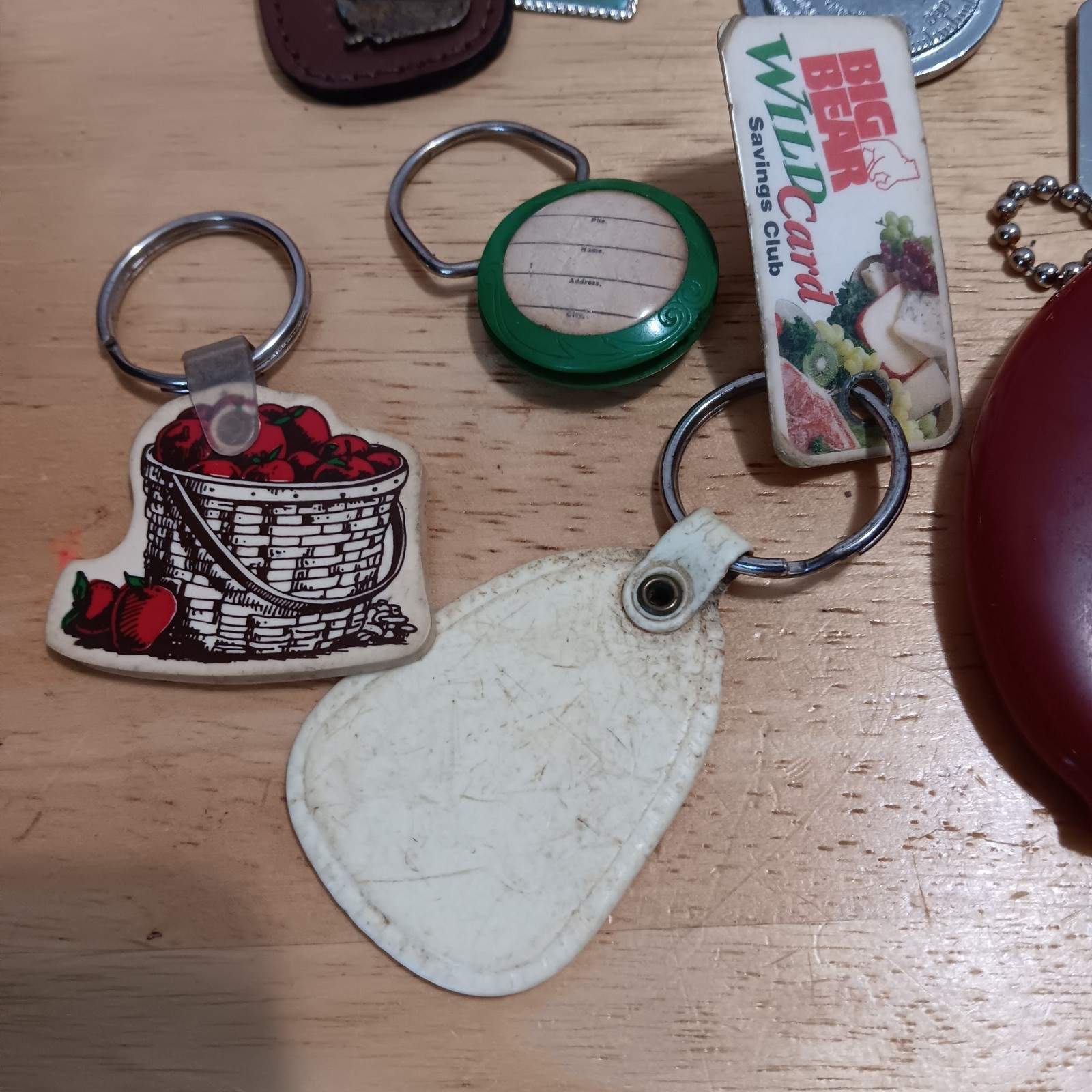 32 Vintage Keychain Lot Advertising Novelty Junk Drawer Estate Find