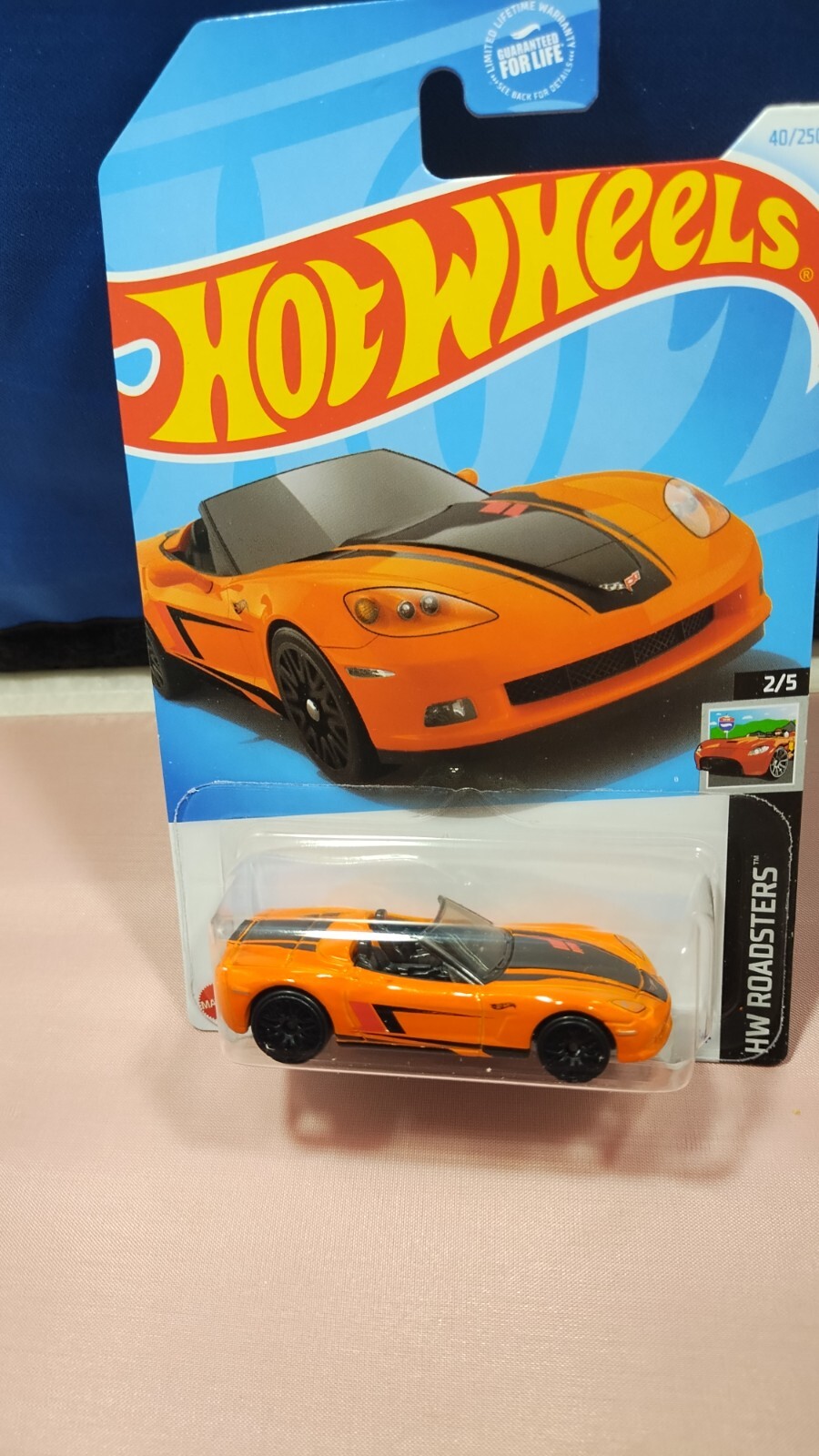Hot Wheels Corvette C6 Orange Diecast 1:64 Scale HW Roadsters #2/5 Must See!