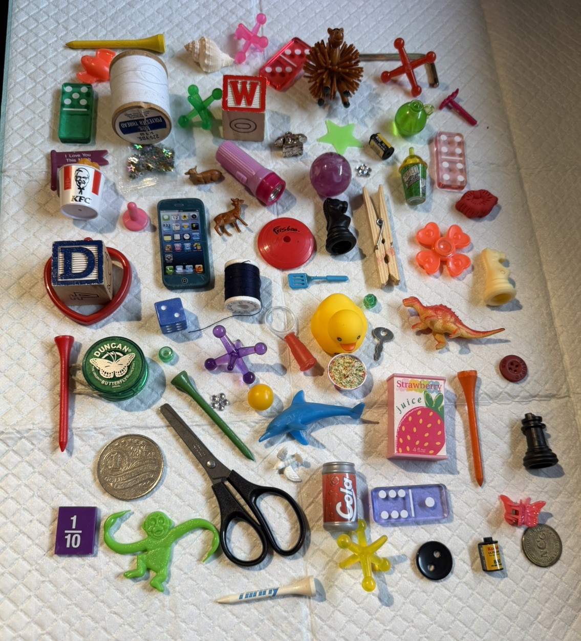 Junk Drawer Lot Trinkets Treasure Odds & Ends, Vintage -Now w/casino coin lot 4