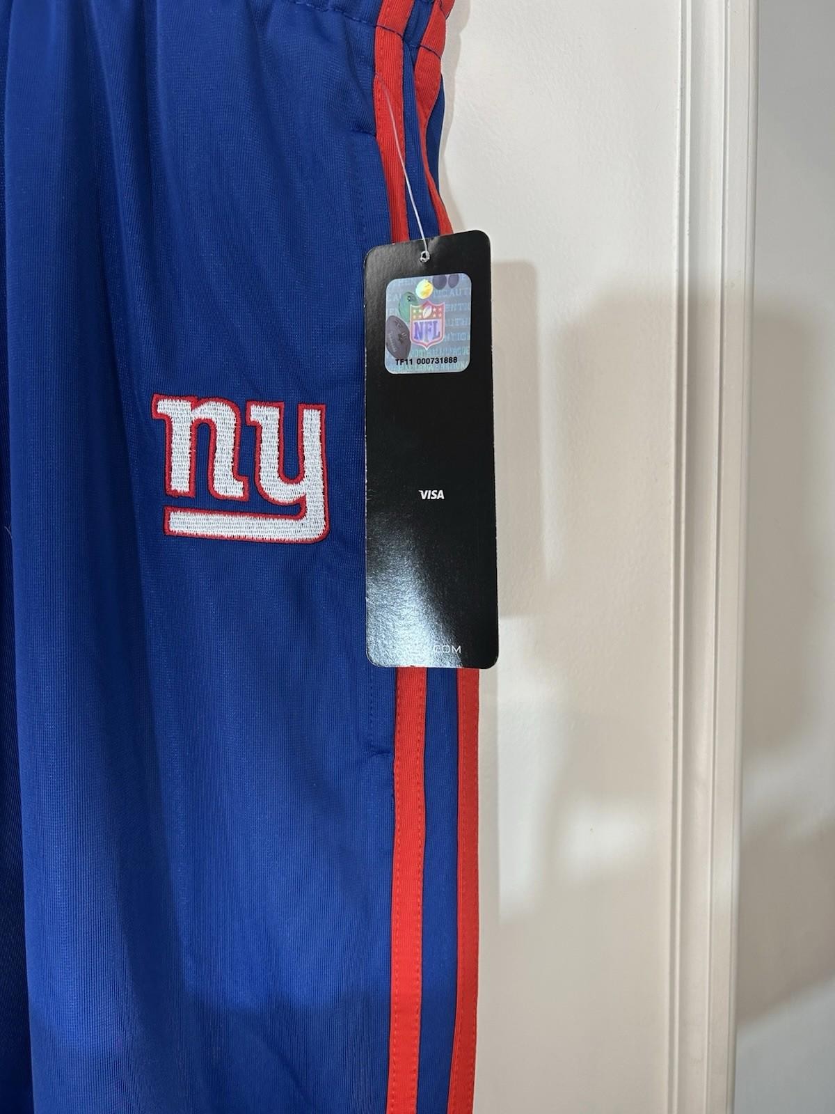 NFL Team Apparel New York Giants Performance Pants Mens 4X New
