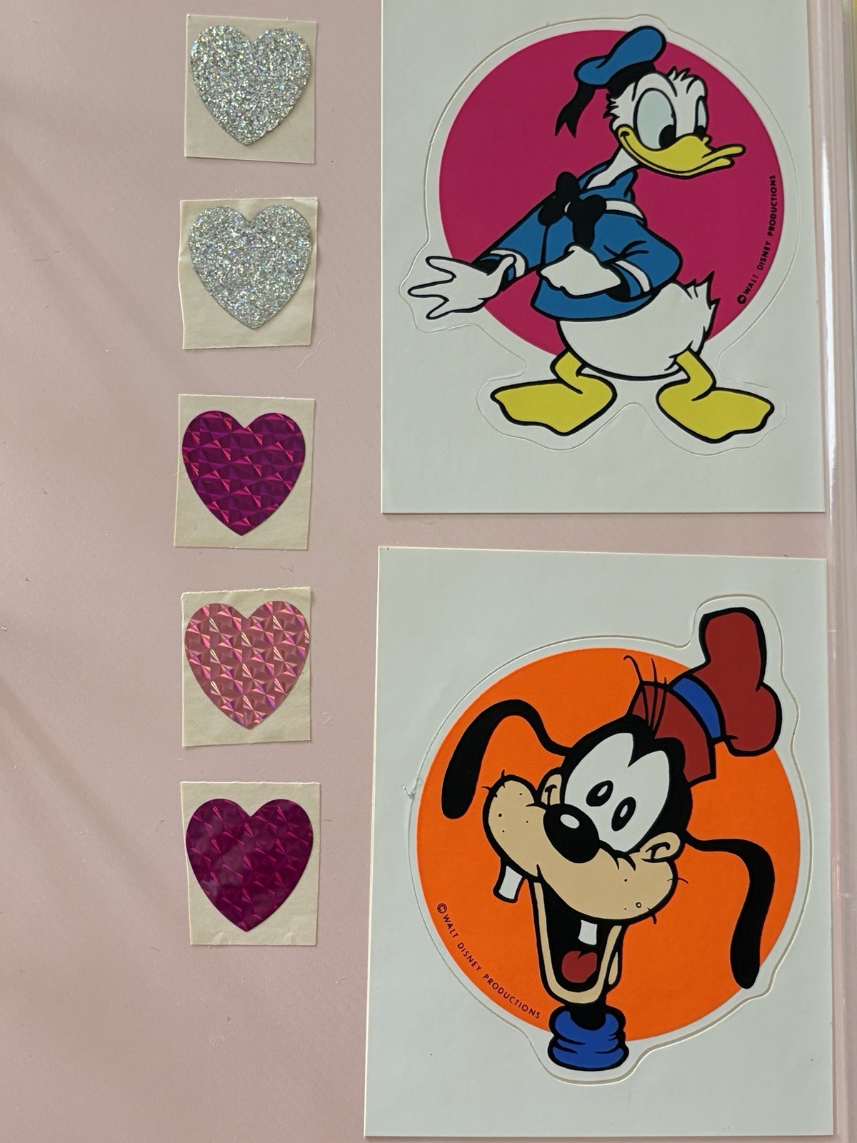Vintage Sticker Lot Walt Disney Productions