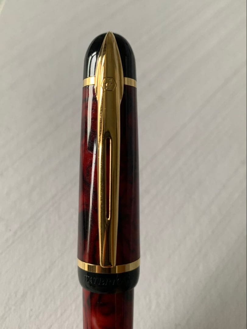 Waterman Phileas Fountain Pen Red Marble F