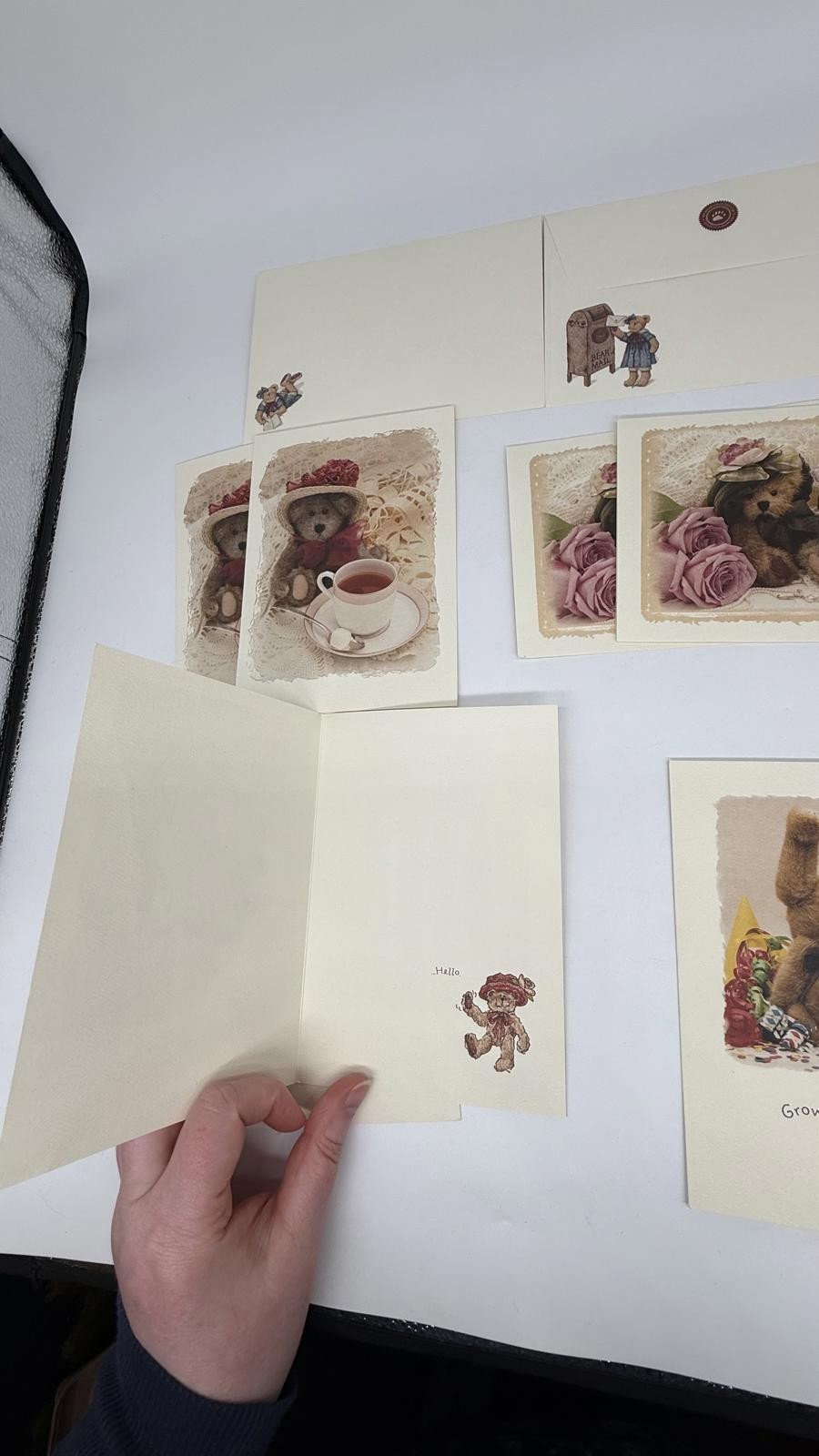 Boyds Bears Greeting Card Lot – 7 Cards + 2 Envelopes