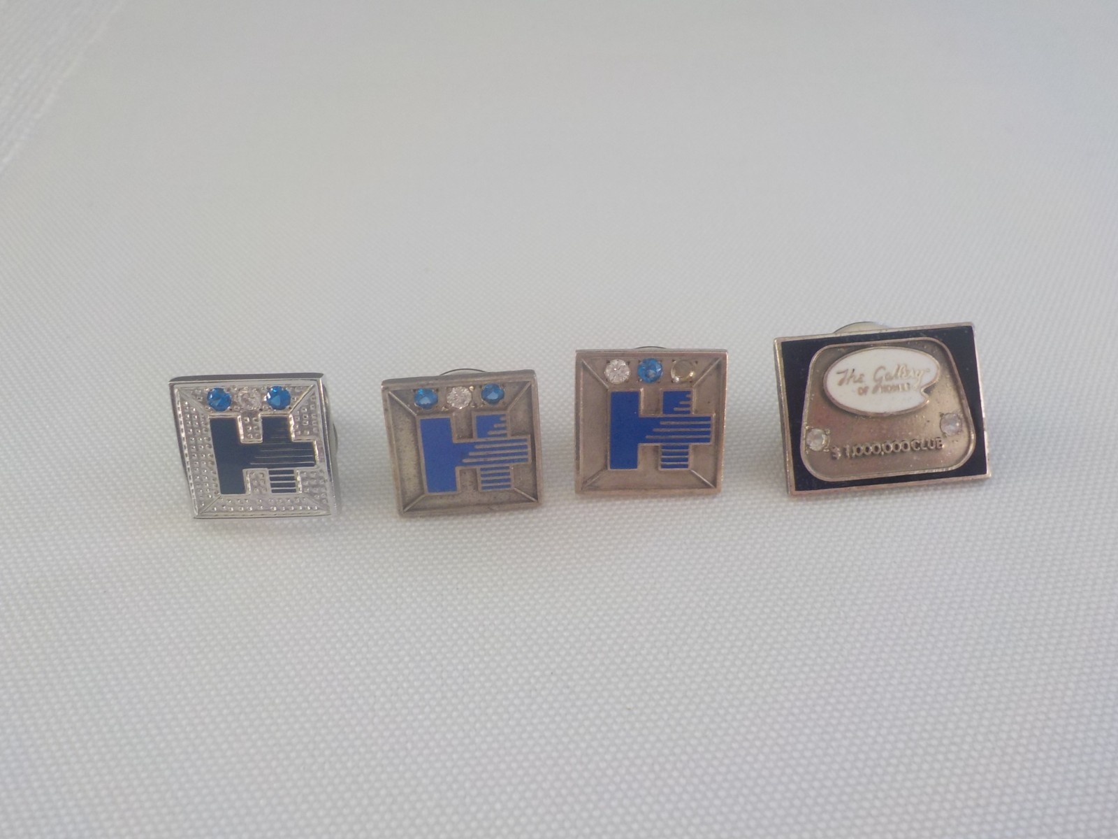 Military Pin H Diamond School Charms Religious 925 1/20 & 1/10 GF & Metal MixLot