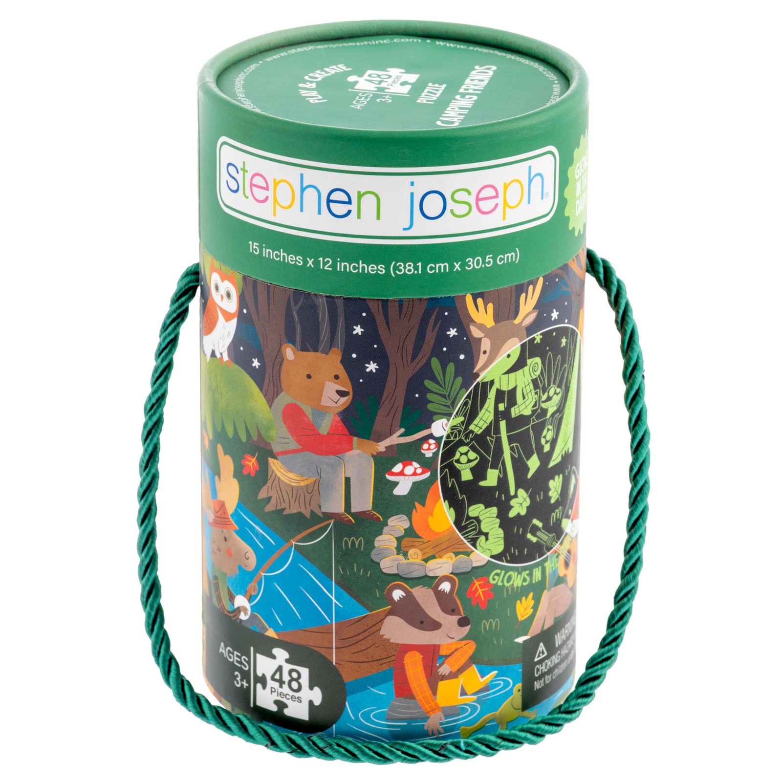 Stephen Joseph Glow in the Dark Puzzle 48 Piece Kids Ages 3+
