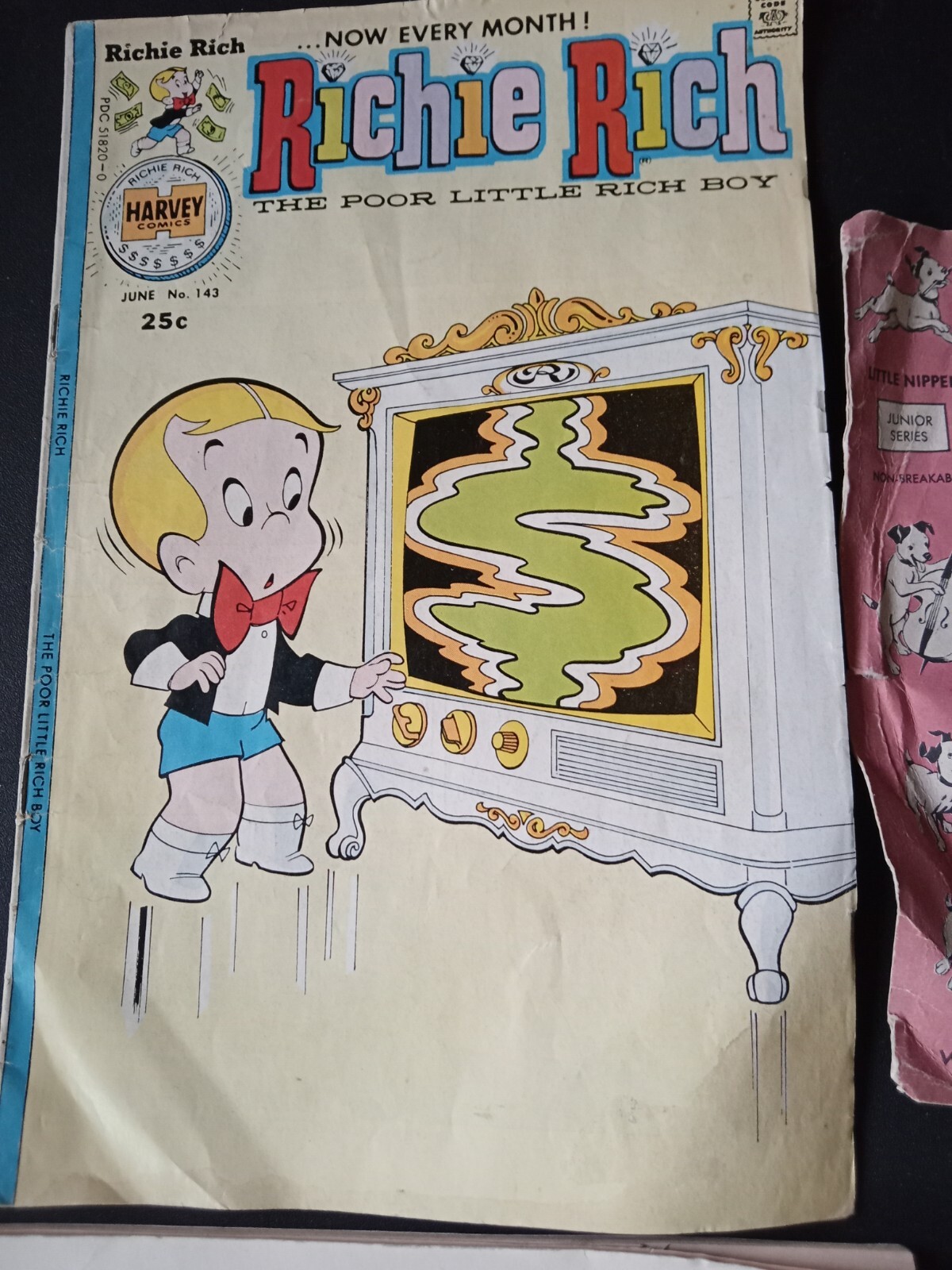 Junk Drawer Vintage. Richie Rich,Puss N Boots, Cinderella,More.5 Items.#2