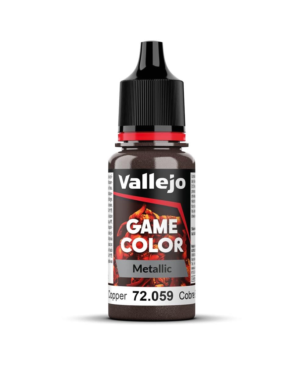 Vallejo Game Color Hammered Copper Paint, 17ml
