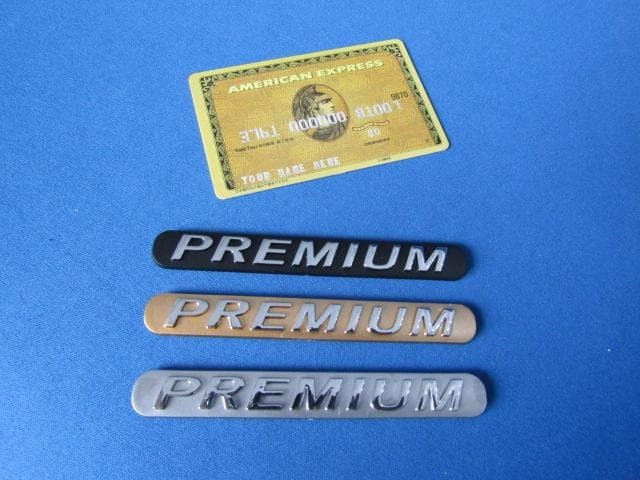 PREMIUM STYLE style ABS CH/BLACK finish emblem!