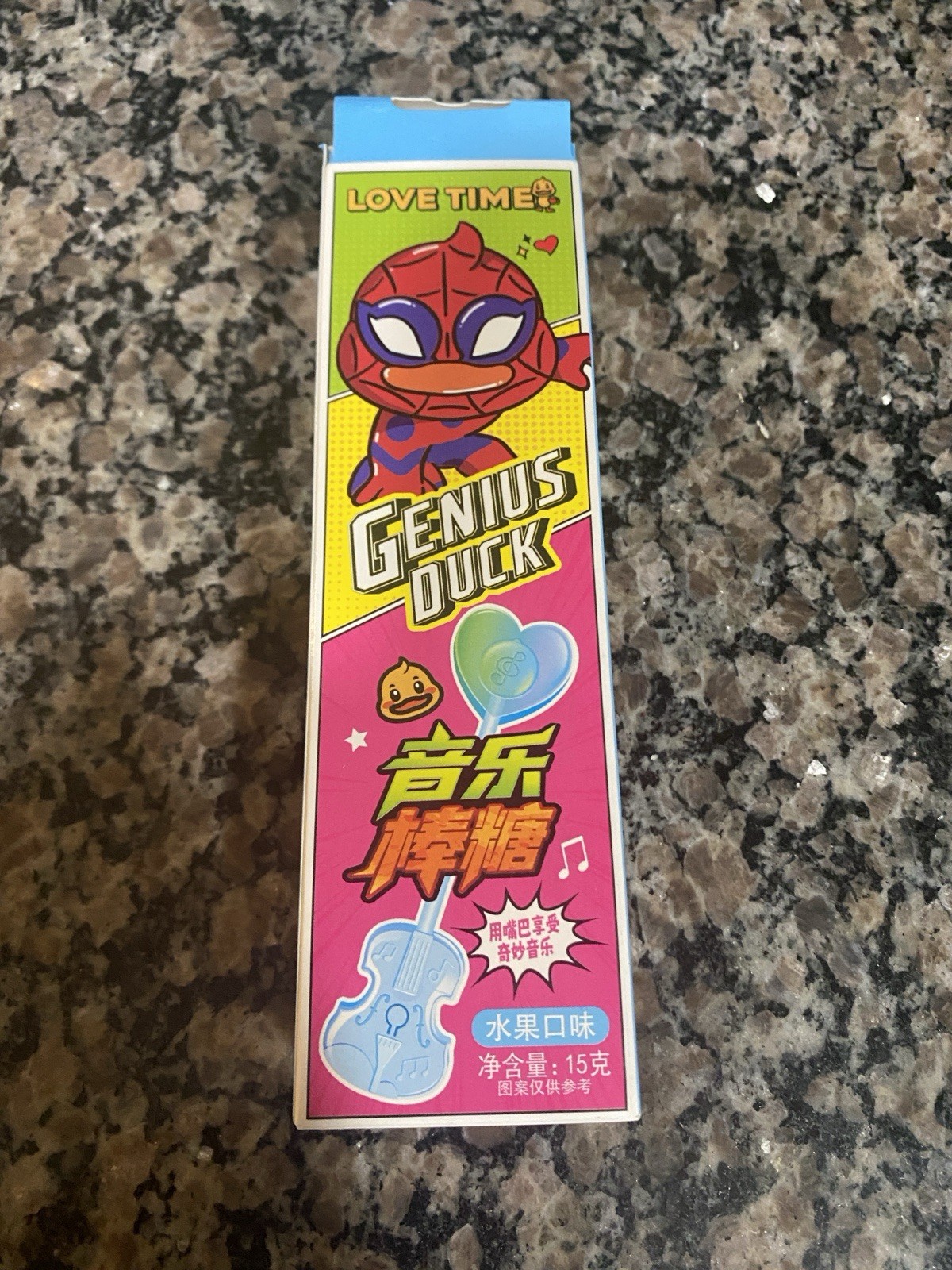 1 Box Musical Candy Lollipop Toy Fruit Flavor Novelty Sweet Kids Party Novelty