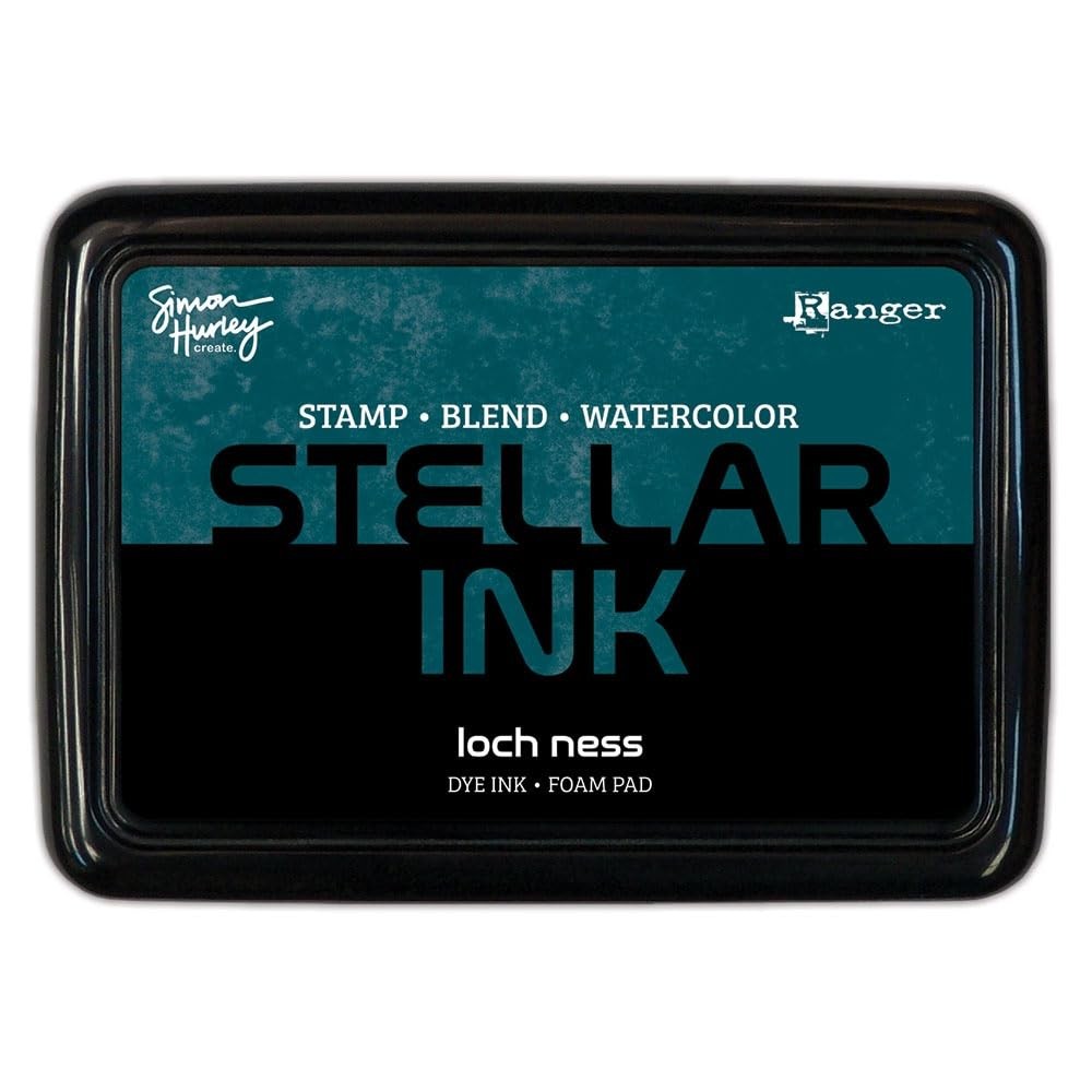 Simon Hurley create. Stellar Foam Dye Ink Pad, Loch Ness
