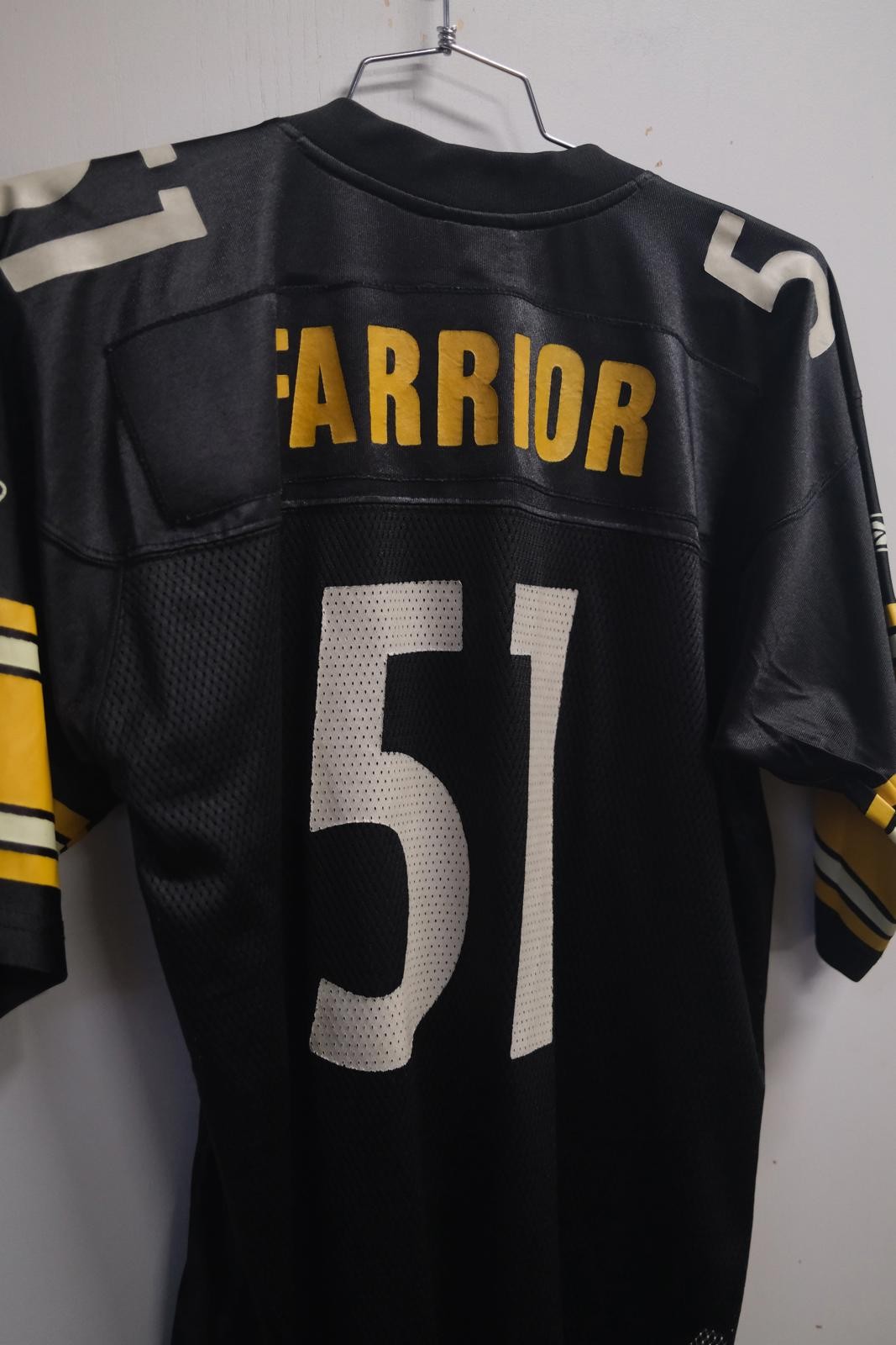 Reebok Pittsburgh Steelers Farrior #57 Football Jersey