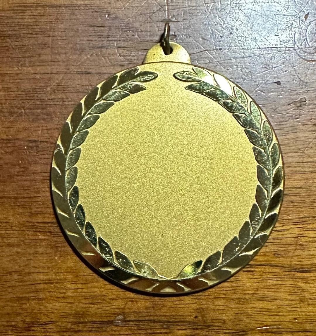 Brass Award Blank Medal Trophy Wreath Italy lot of 10 – New
