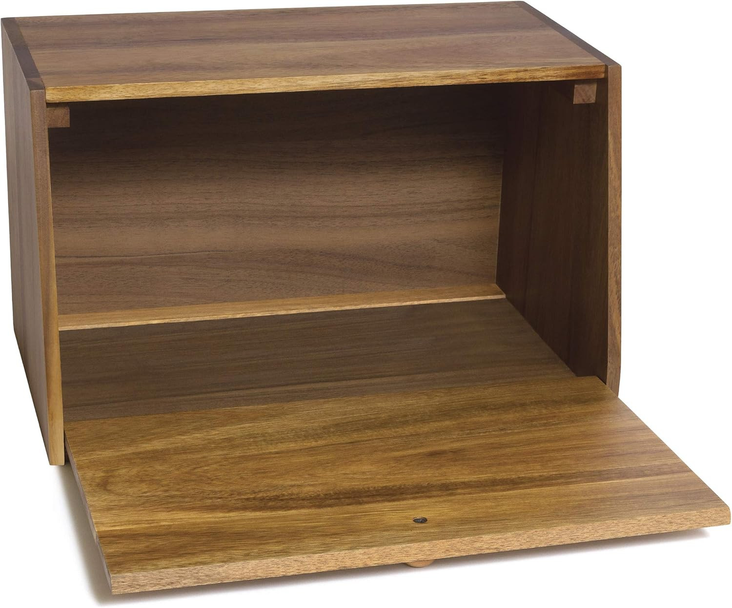 1147 Acacia W Solid Door Bread Box, Multi Color