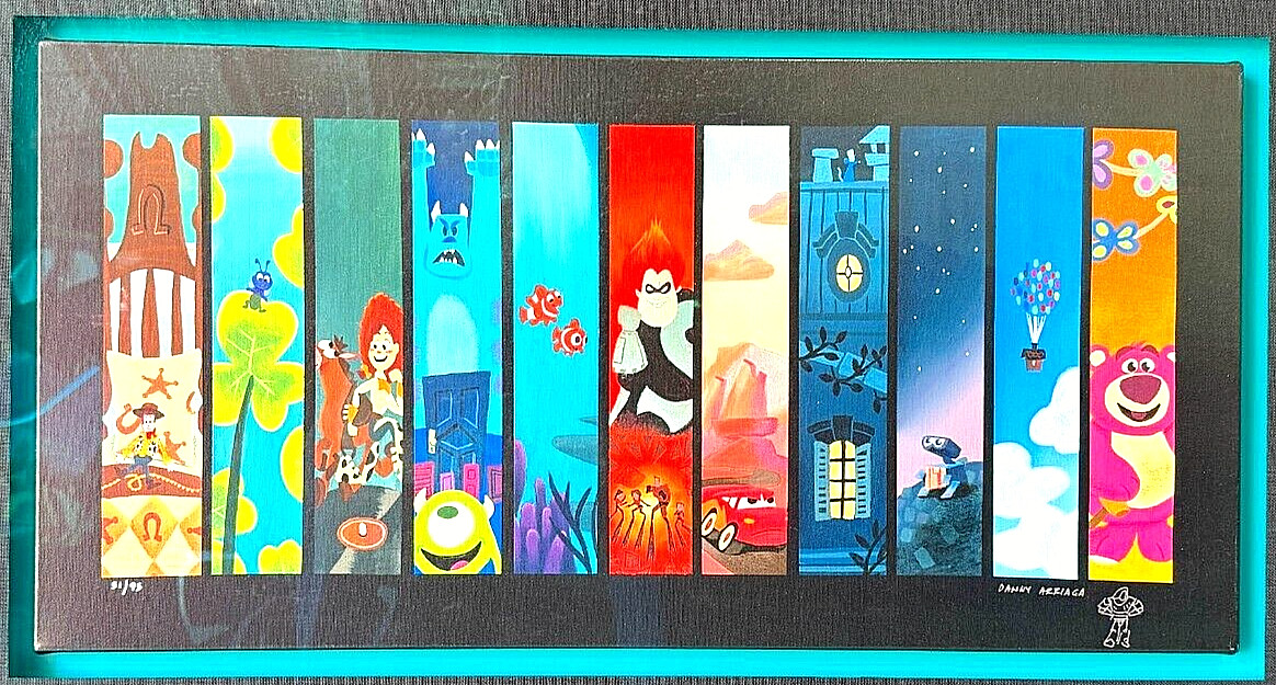 Disney Pixar Toy Story Danny Arriaga 42″x26″ Print 51 of 95 Hand Signed Art