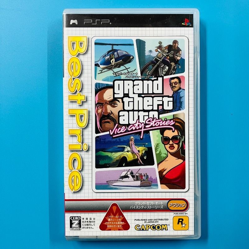 [Case and instruction manual included] PSP Grand Theft Auto Vice City Stories