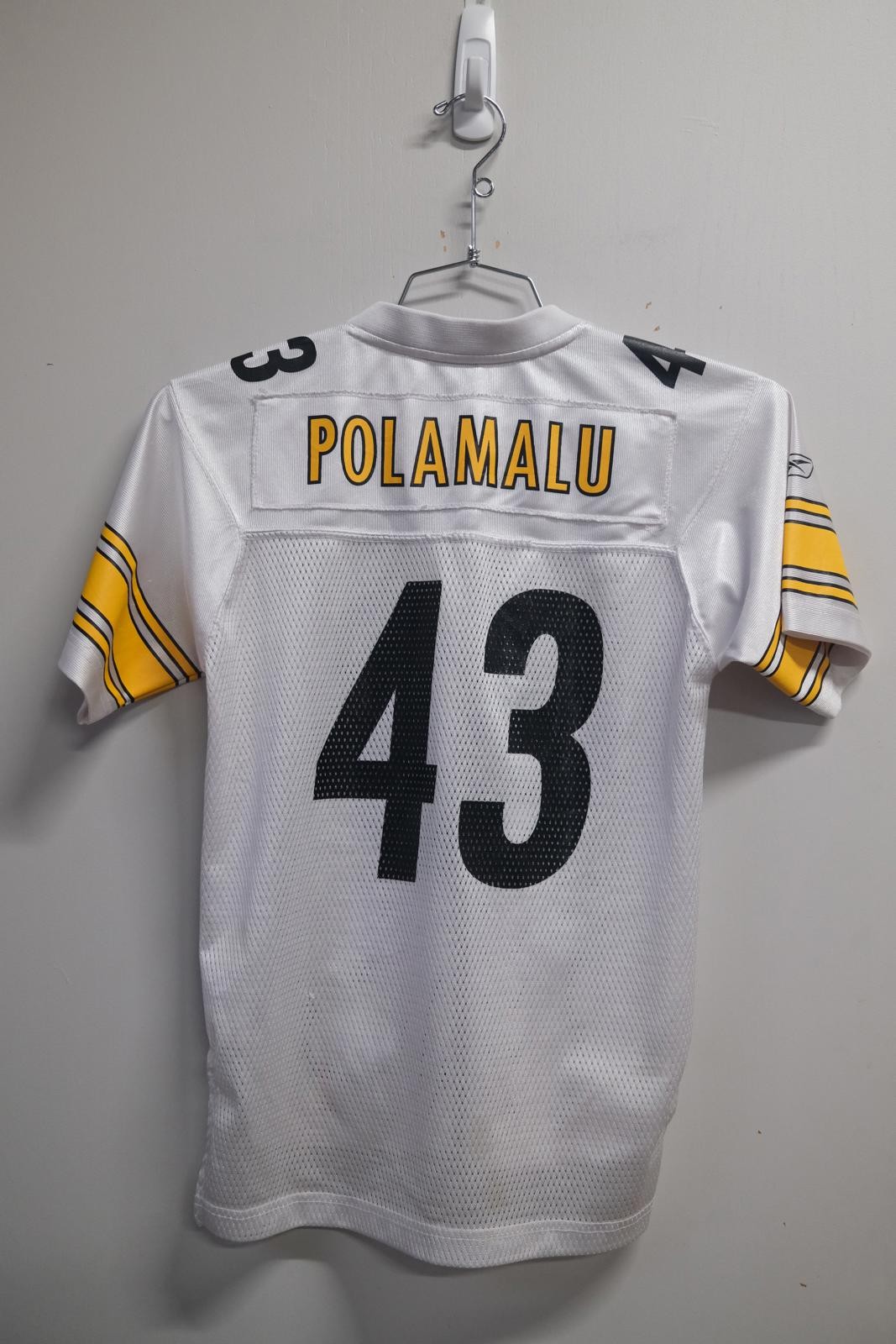 Reebok Pittsburgh Steelers Polamalu #43 Football Jersey