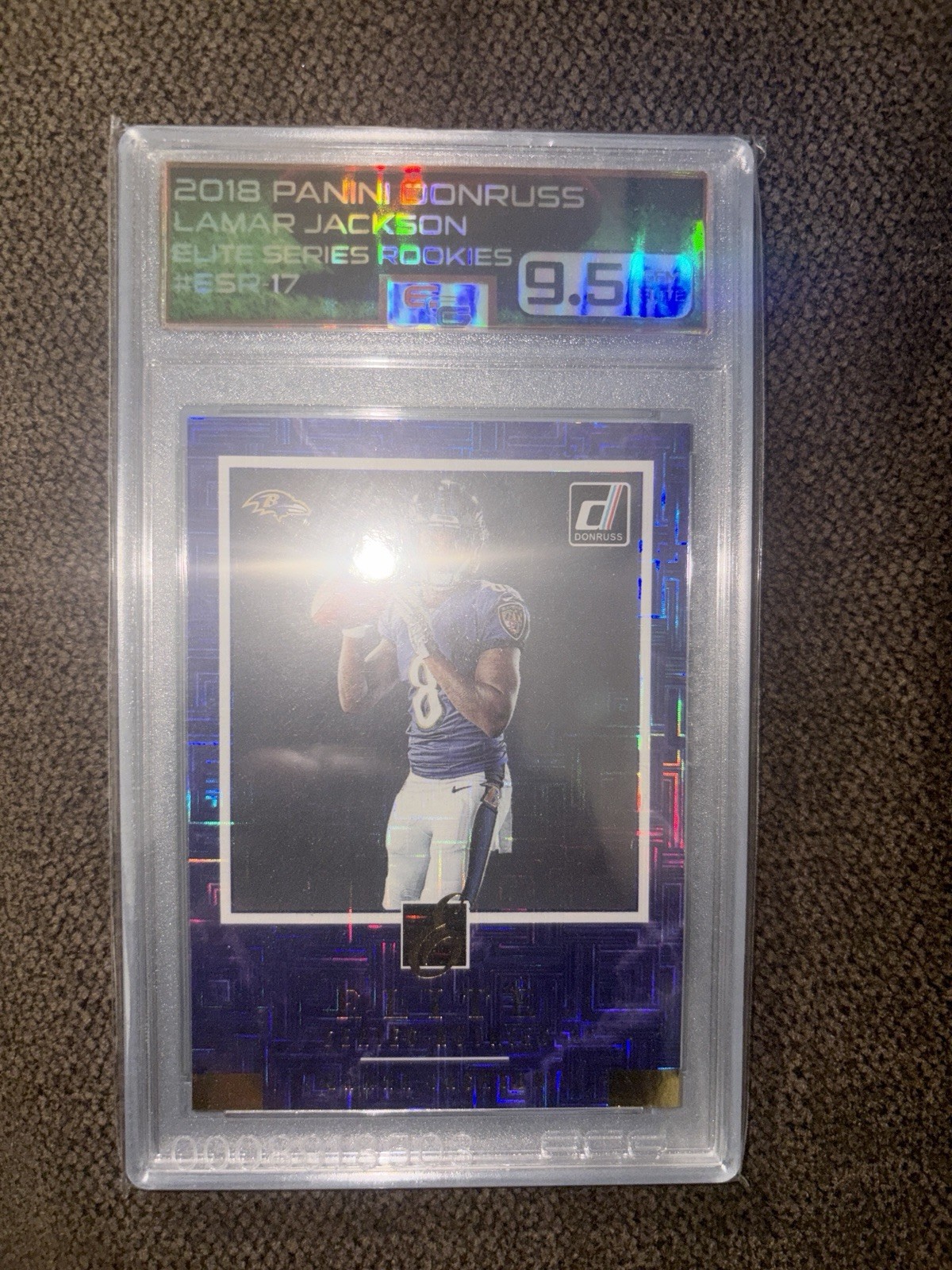 Lamar Jackson lot Lamelo Ball (rc) Luka Mike Jordan ECG 9 psa 9