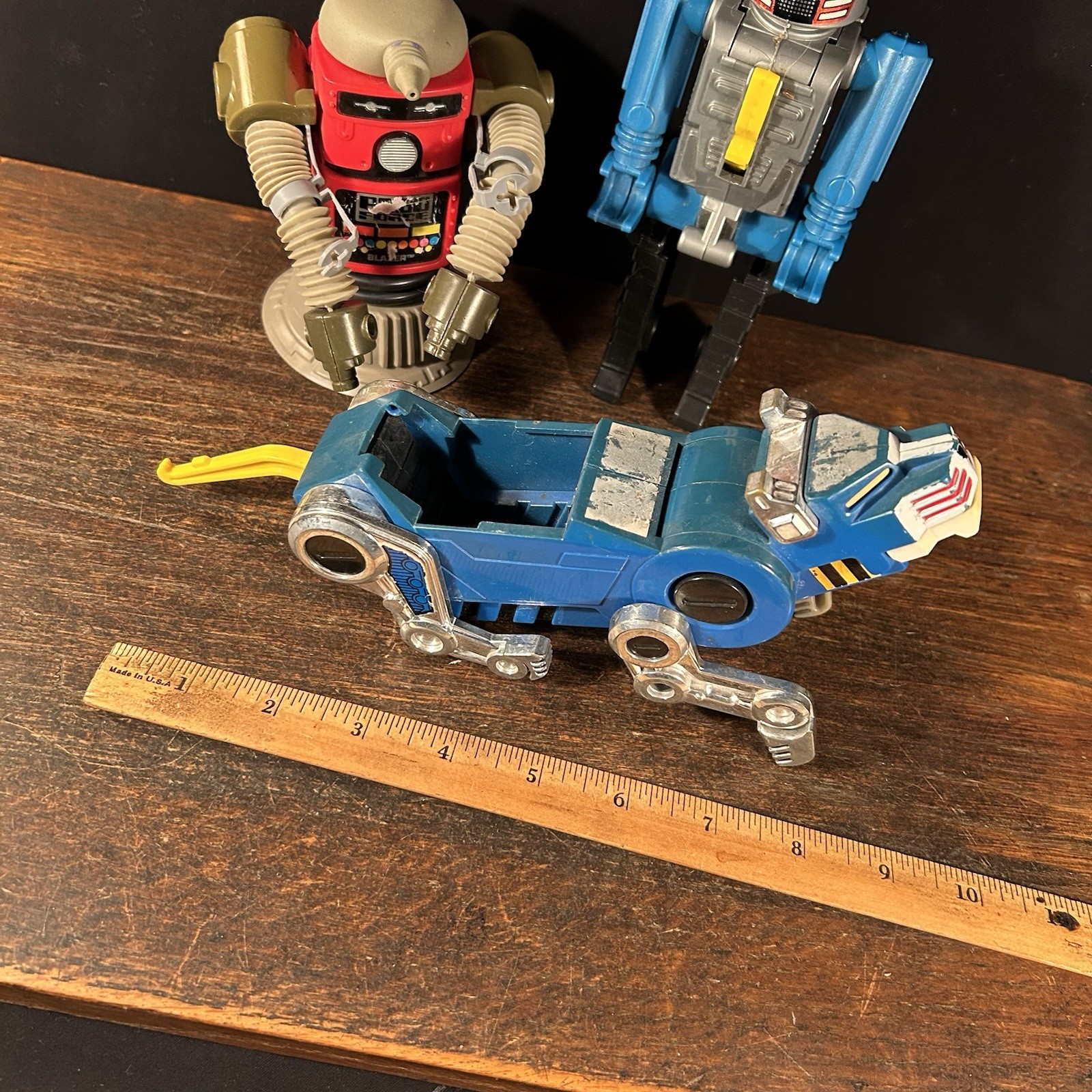 Vintage Toy Lot (3) Robot Action Figure Space Sci-Fi