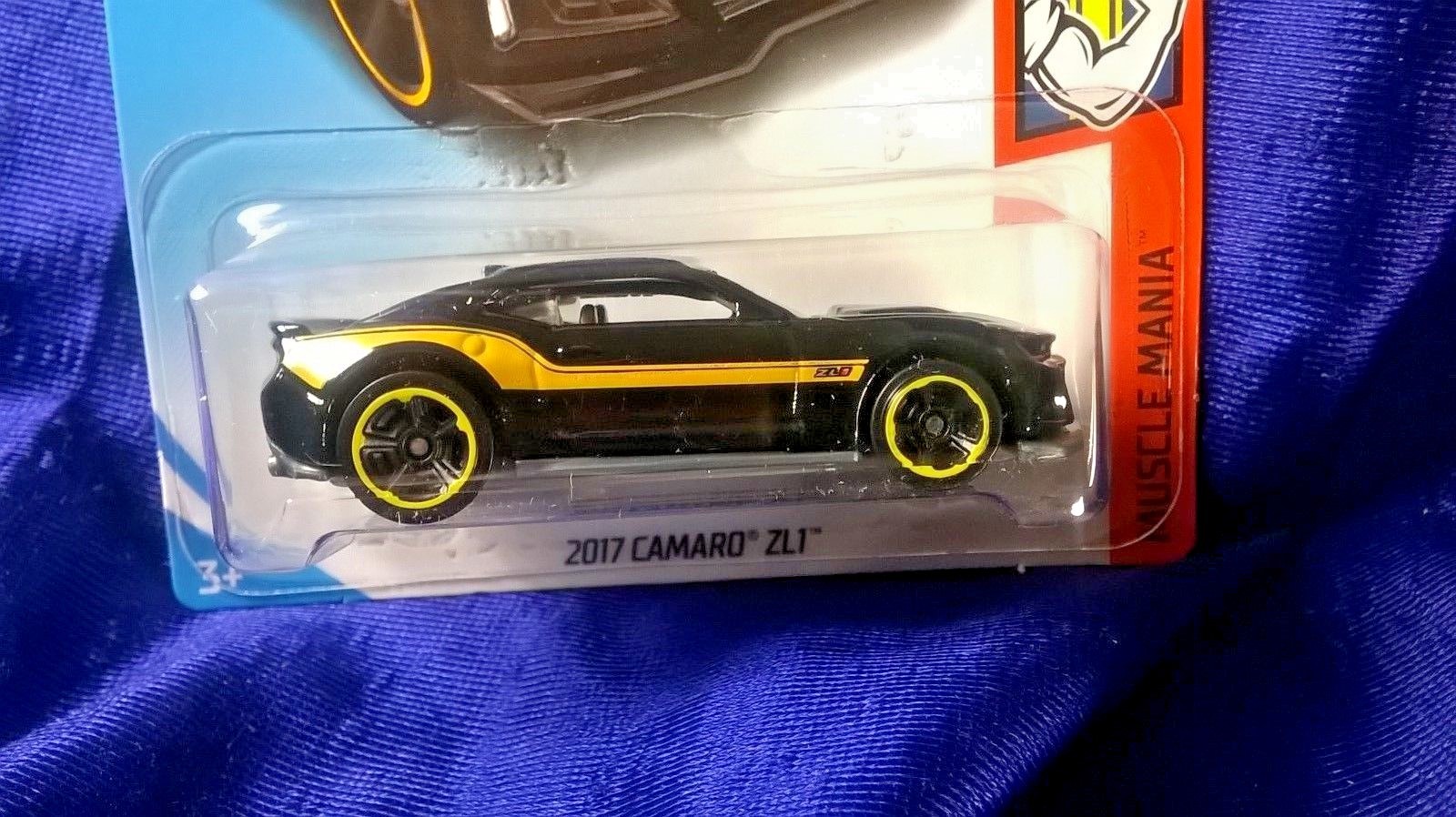 Hot Wheels 2017 Camaro ZL1 Black Muscle Mania #1/10 Die-Cast 1:64 Scale New
