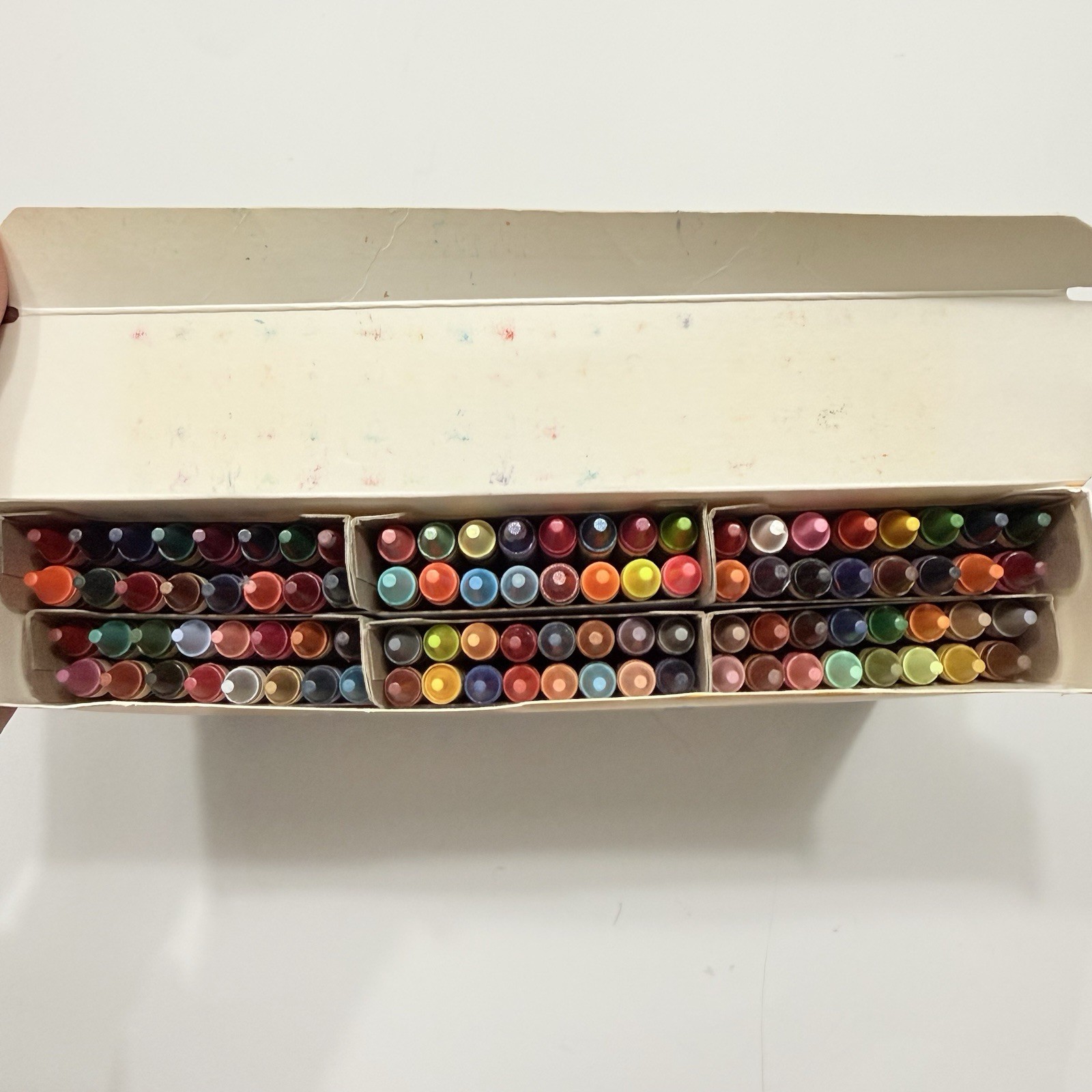 NIB 96 Crayola Crayons Built In Sharpener – 2002 Retired/Rare & Metallic RX Gel