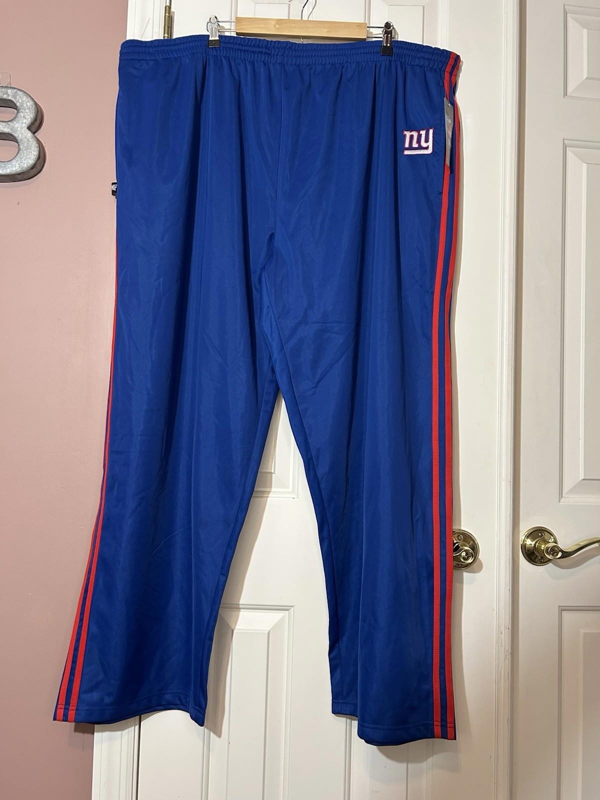 NFL Team Apparel New York Giants Performance Pants Mens 4X New