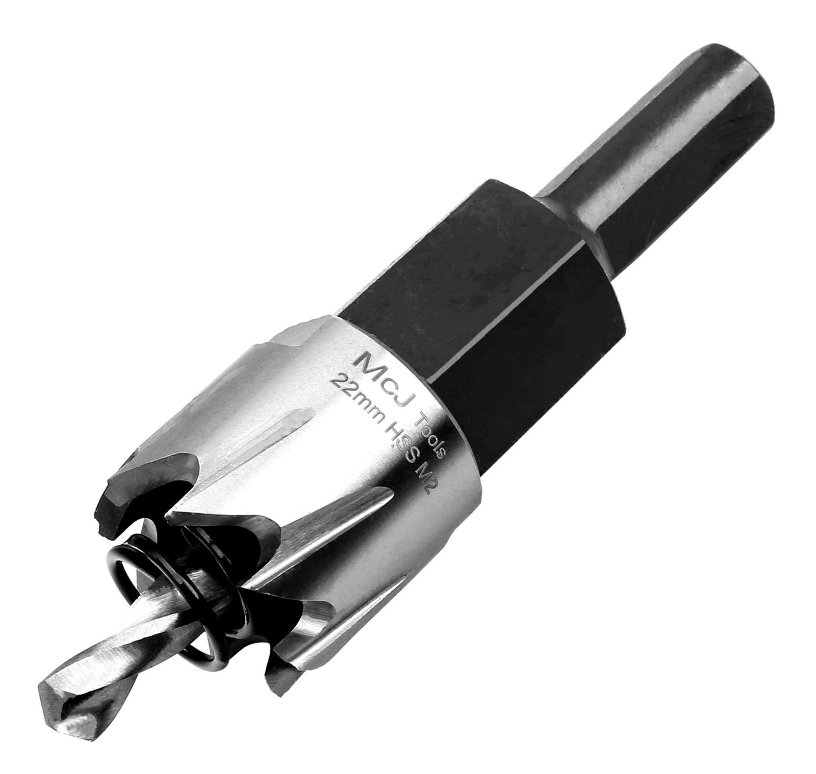 McJ Tools 22mm HSS M2 Drill Bit Hole Saw for Metal Steel Alloy DIY