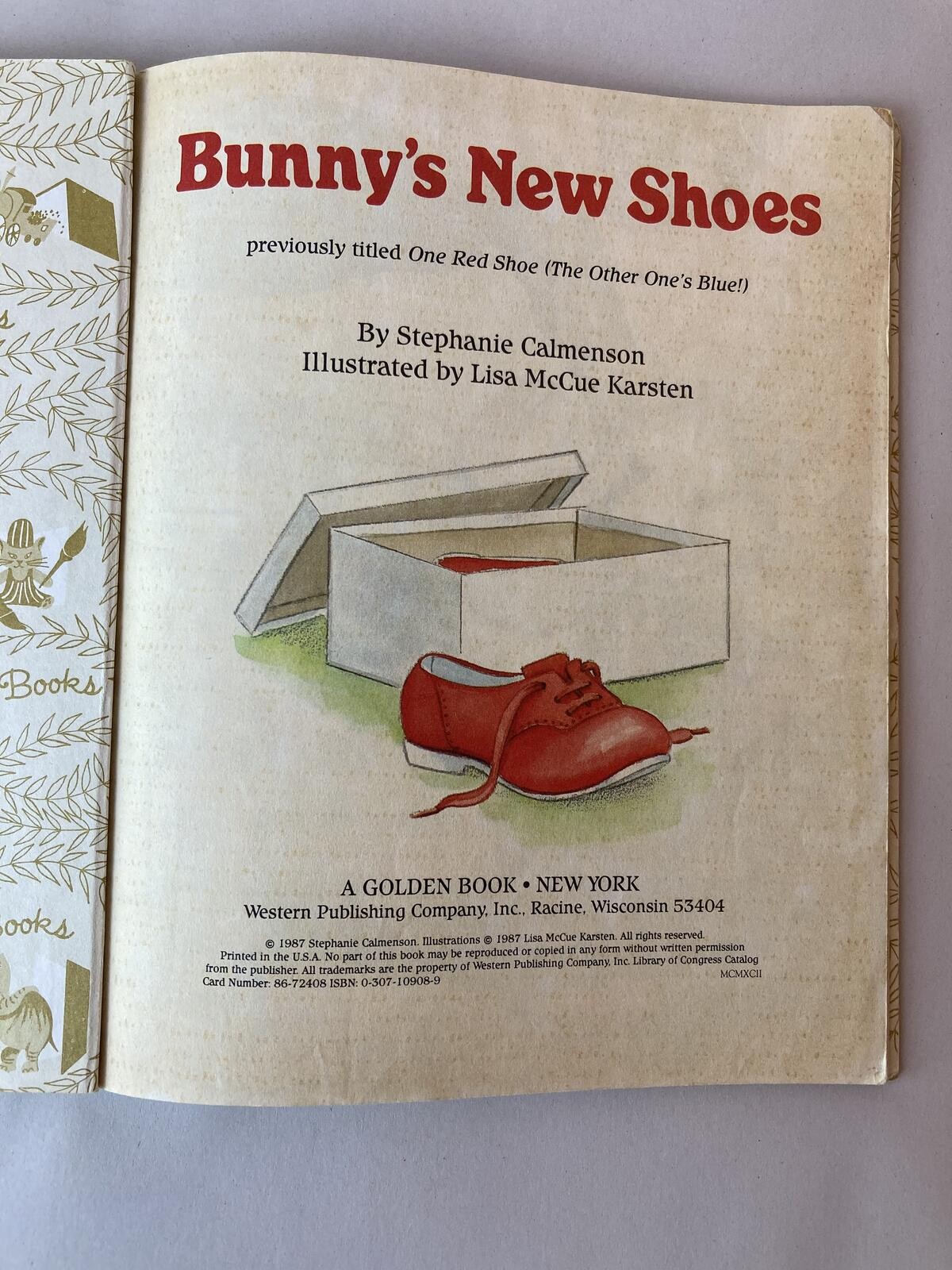Little Golden Book Bunny’s New Shoes Hardcover
