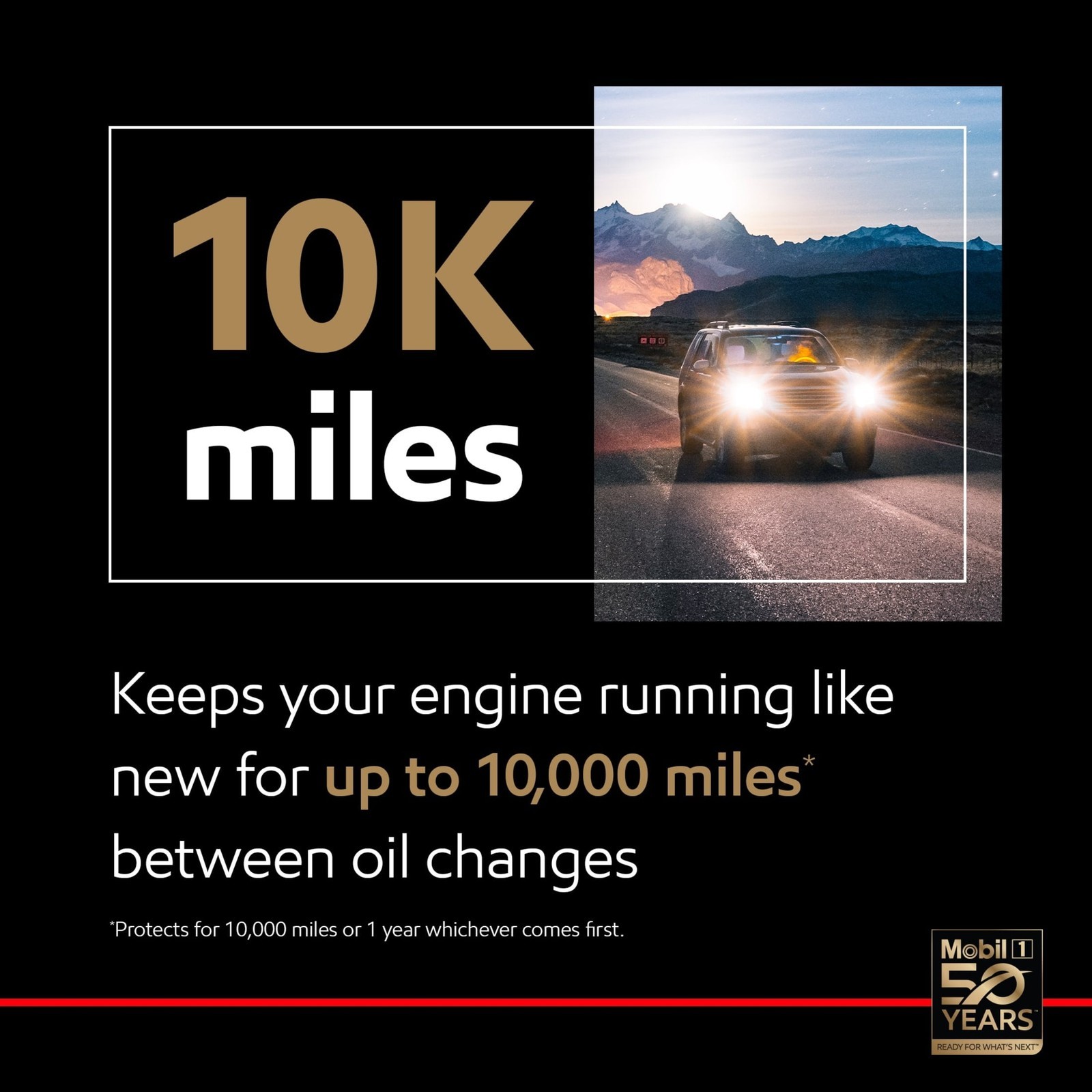 (5 pack High Mileage Full Synthetic Motor Oil 0W-20 1 Quart