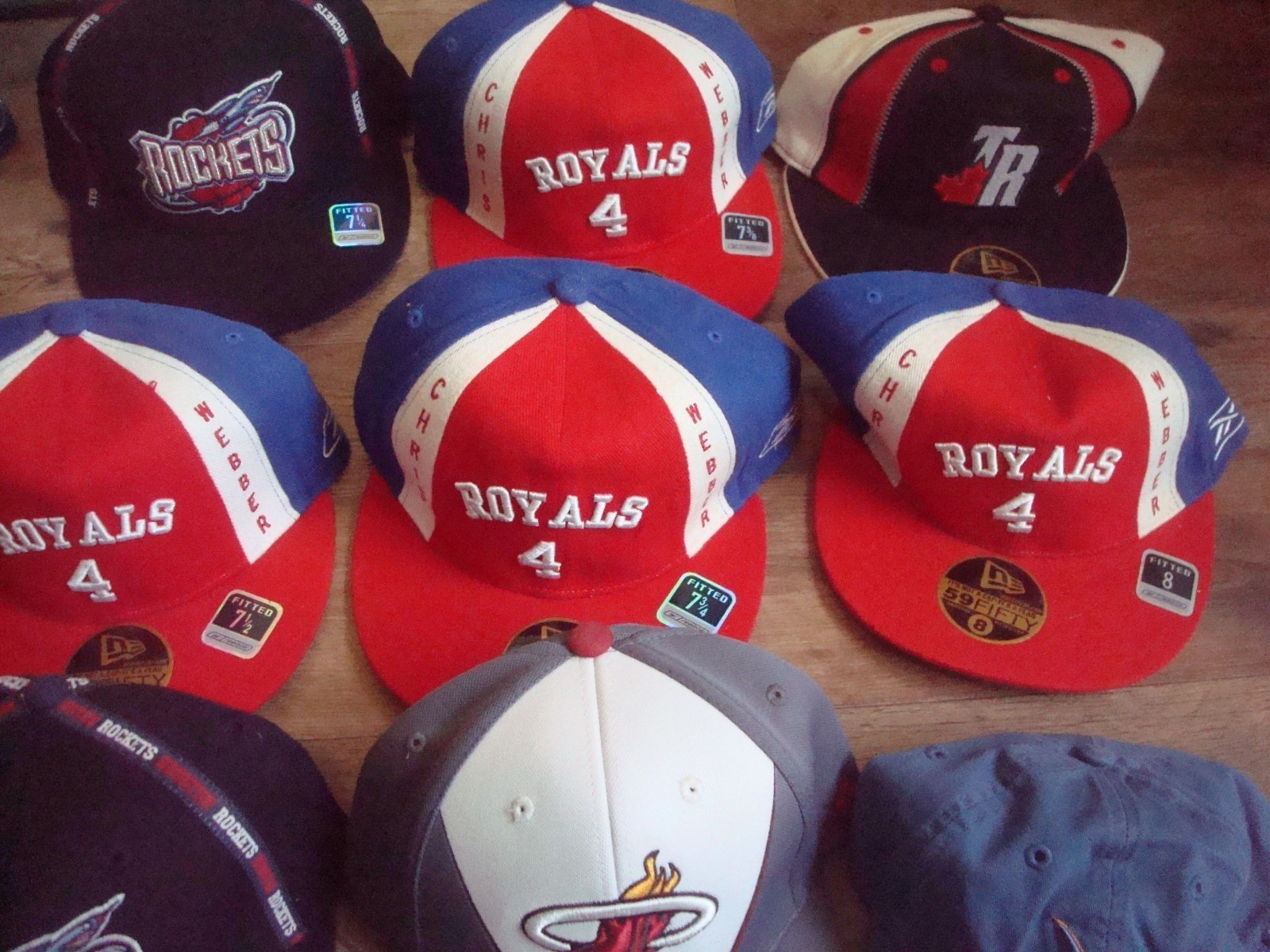 12HAT NEW REEBOK NBA FITTED 90S WHOLESALE LOT HATS 00S Y2K VINTAGE FITTED