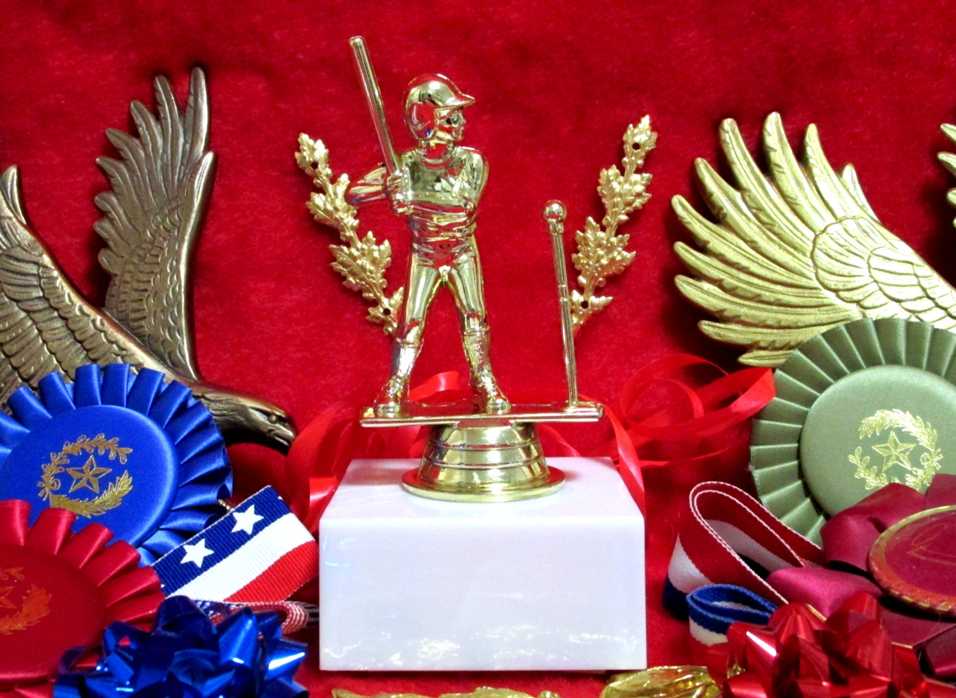 T-BALL BASEBALL Trophy, Boys Male MVP Team Special Award Marbelite Base FastShip