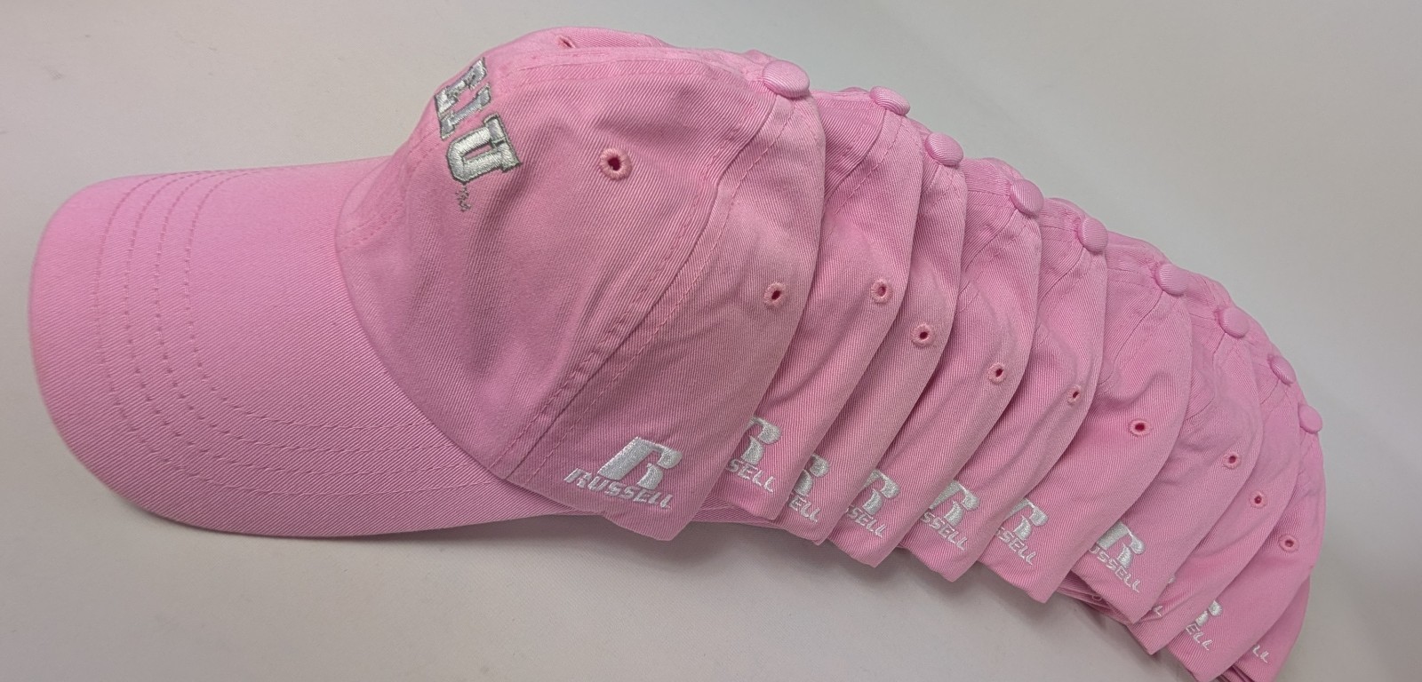 Wholesale Lot 11 Hats Russell E.I.U. Adjustable Strap Vintage Mid 2000’s New