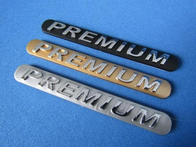 PREMIUM STYLE style ABS CH/BLACK finish emblem!