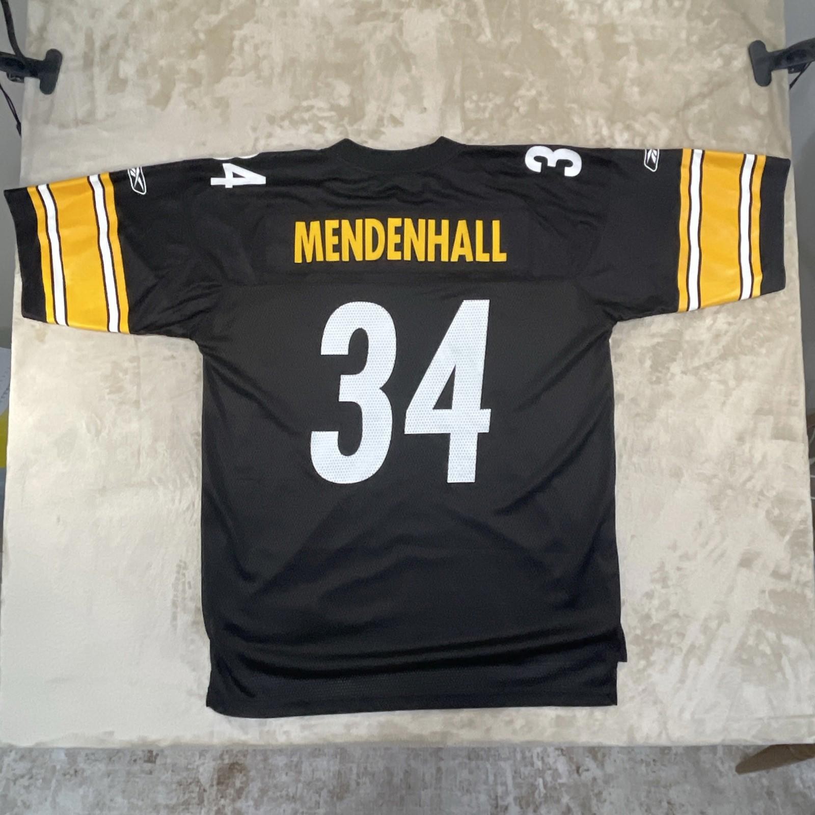 New w/ Tags Authentic Pittsburgh Steelers Rashard Mendenhall Reebok Jersey 52 XL