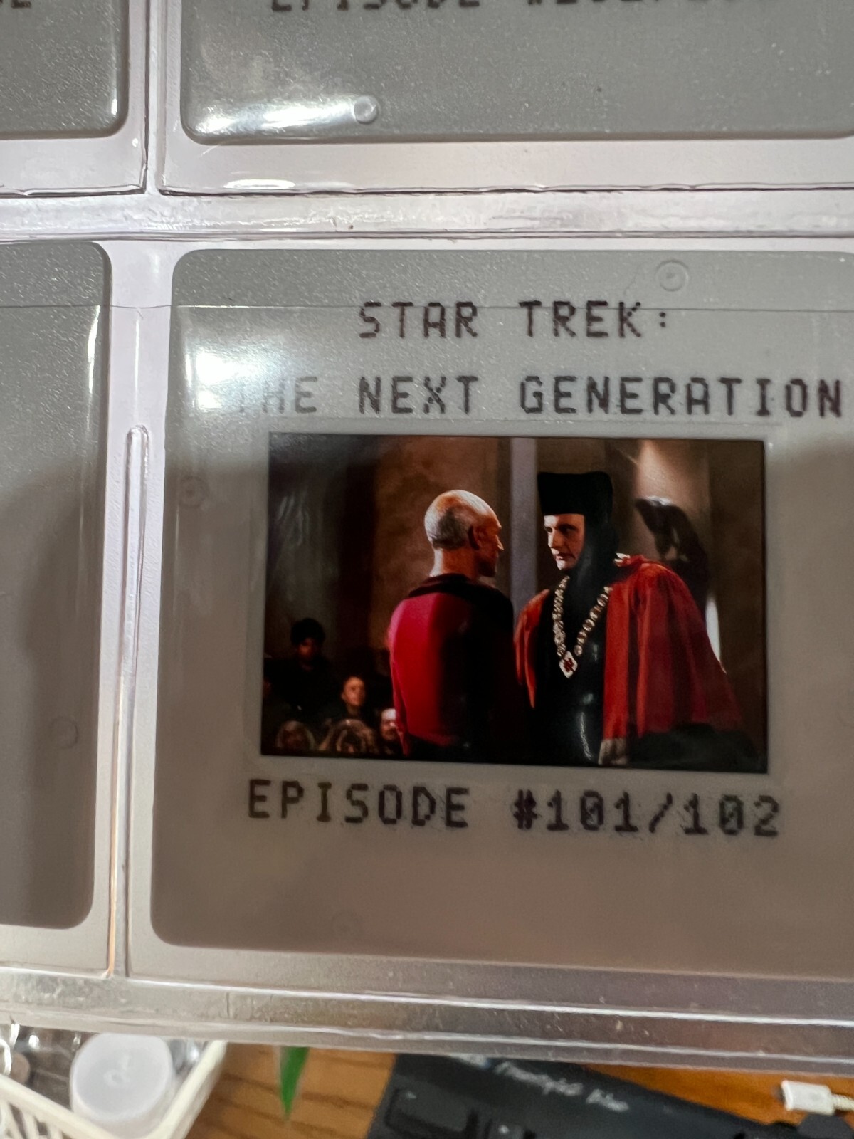 Star Trek TNG Promo Photo & Color Slides Encounter at Farpoint RARE (FH-182)
