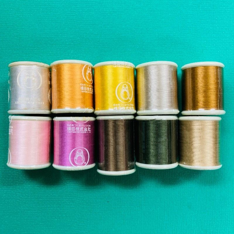 [New unopened product] [Set of 10] Daruma silk sewing thread #50 100m MT5