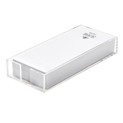 Santa Barbara Design Rectangular Acrylic Notepaper Holder with 125 Sheets