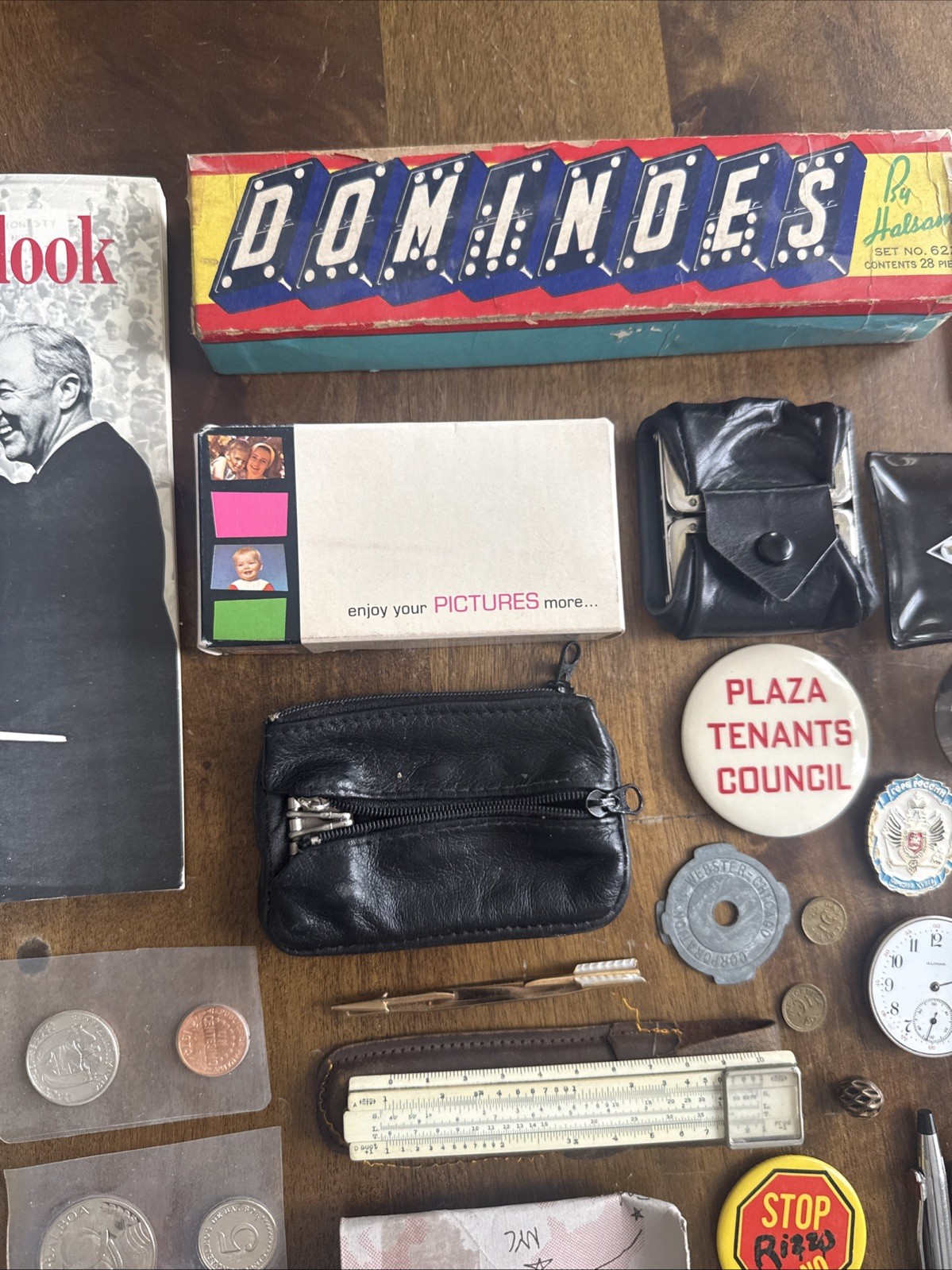 Amazing Antique Vintage Junk Drawer Lot Jewelry, Coins, Watches Lot A