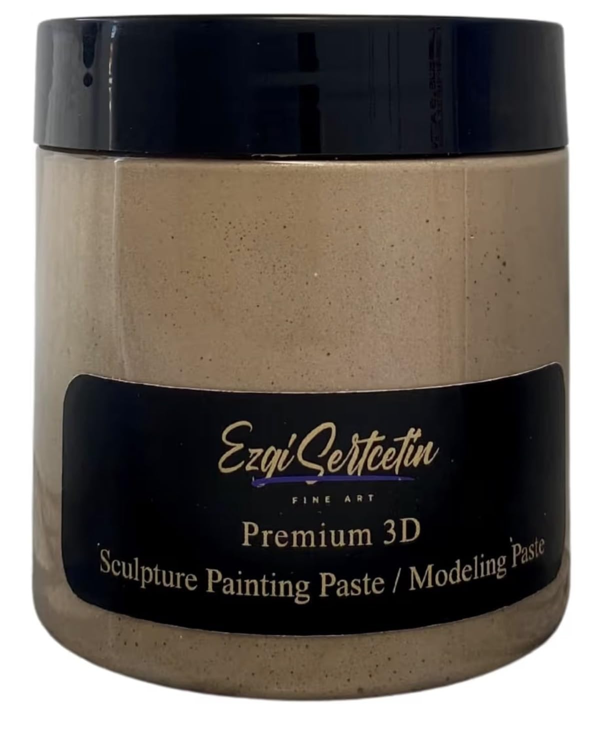 Ezgi Sertcetin 3D Sculpture Texture Paste 6oz Nude Metallic Pearl Art Paste