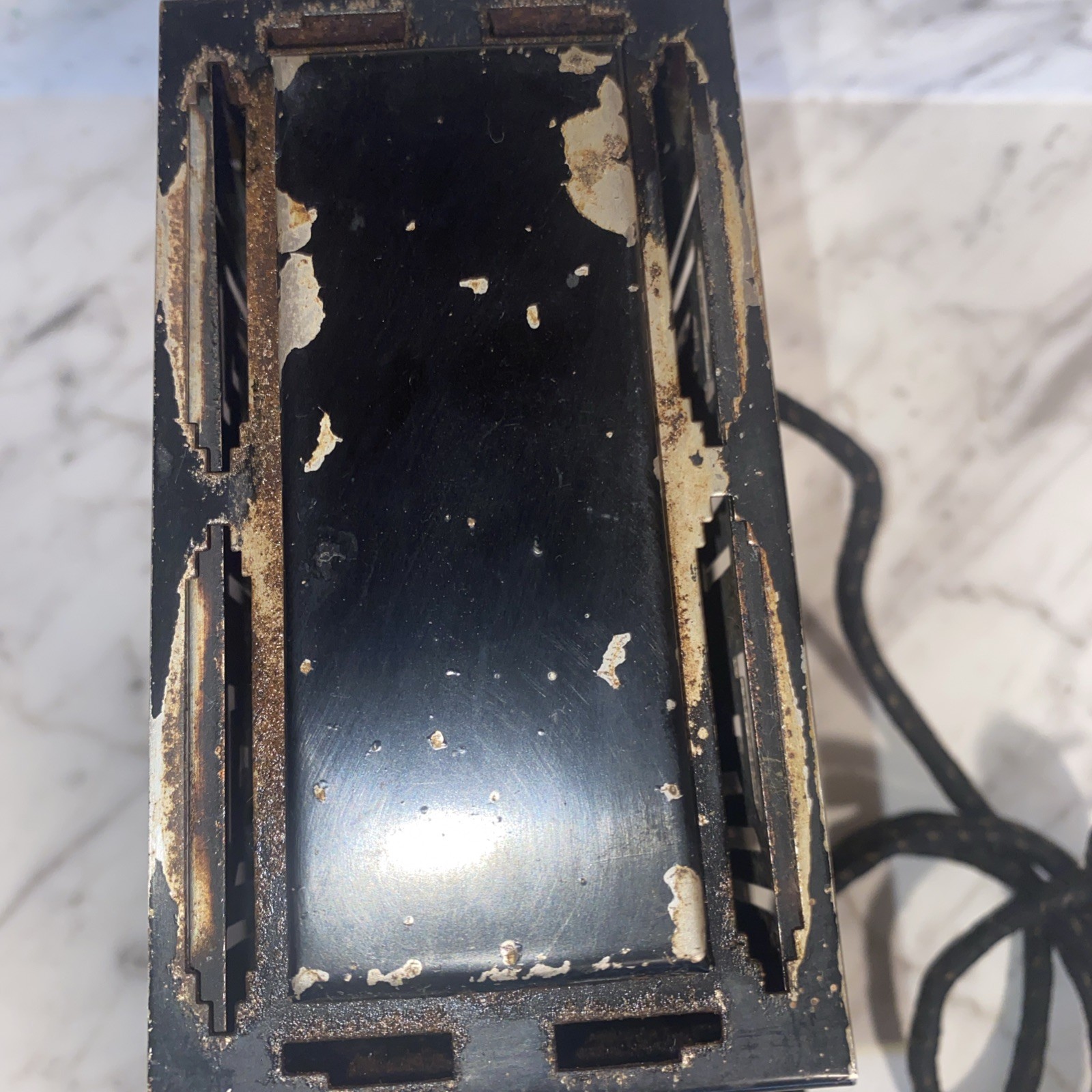 Vintage 1950s Sterling Handy Hot Pull Down 2 Sided Toaster Type AEUF WORKS