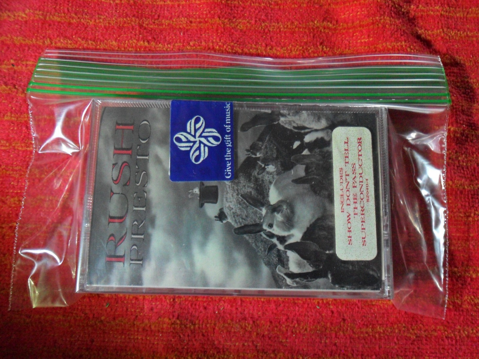 1989 RUSH – PRESTO – Original USA Issue ATLANTIC CASSETTE TAPE ~ SEALED MINT+NEW