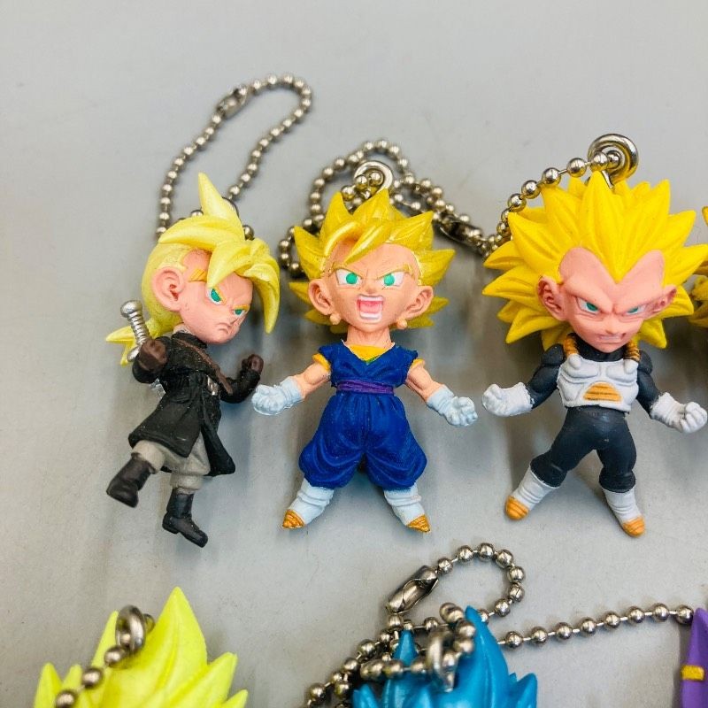 [Set of 12] Dragon Ball Keychain Set Son Goku Vegeta Beerus Frieza Gotenks All