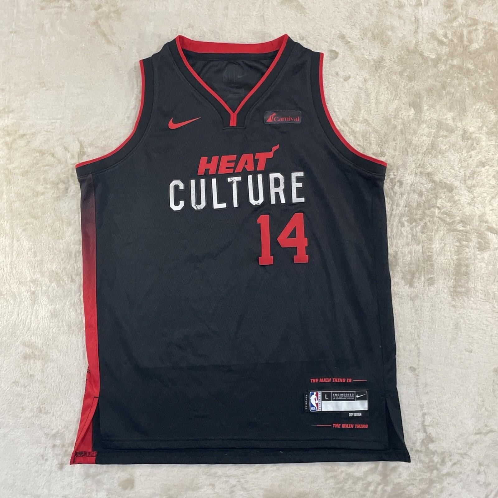 Nike 2024-25 Miami Heat City Edition Tyler Herro #14 Jersey Sz Youth Large 14/16
