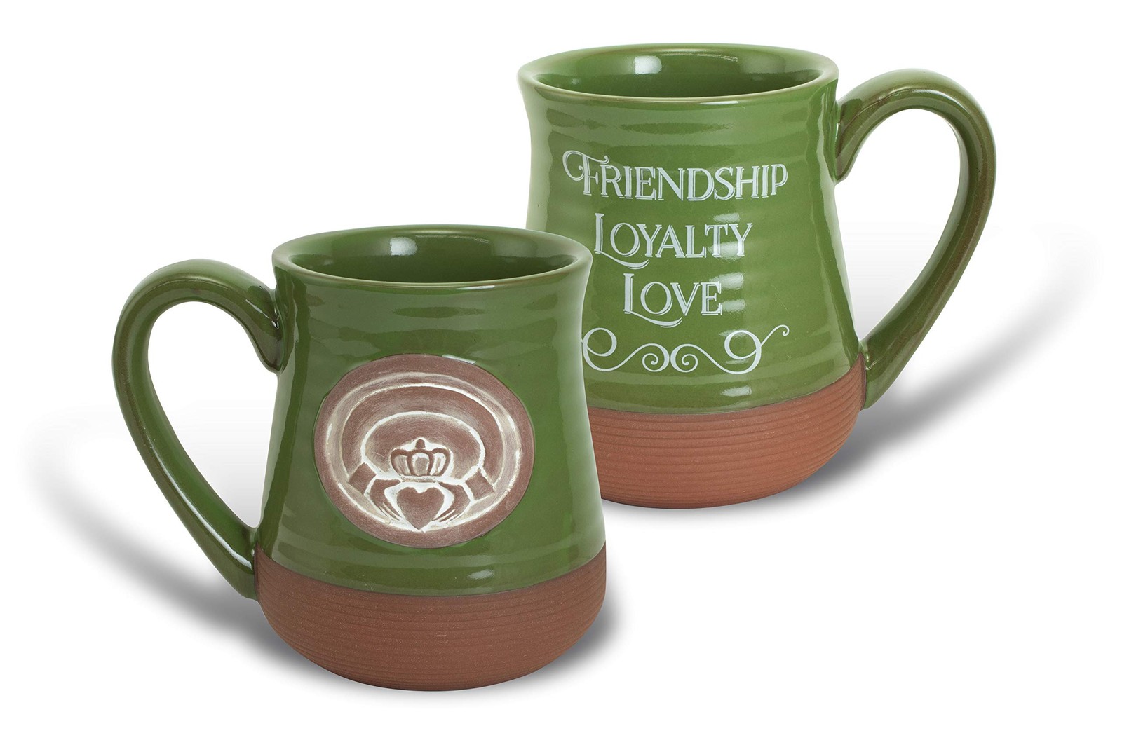 Cathedral Art Irish Mug – Claddagh Friendship Loyalty Love, Multicolored