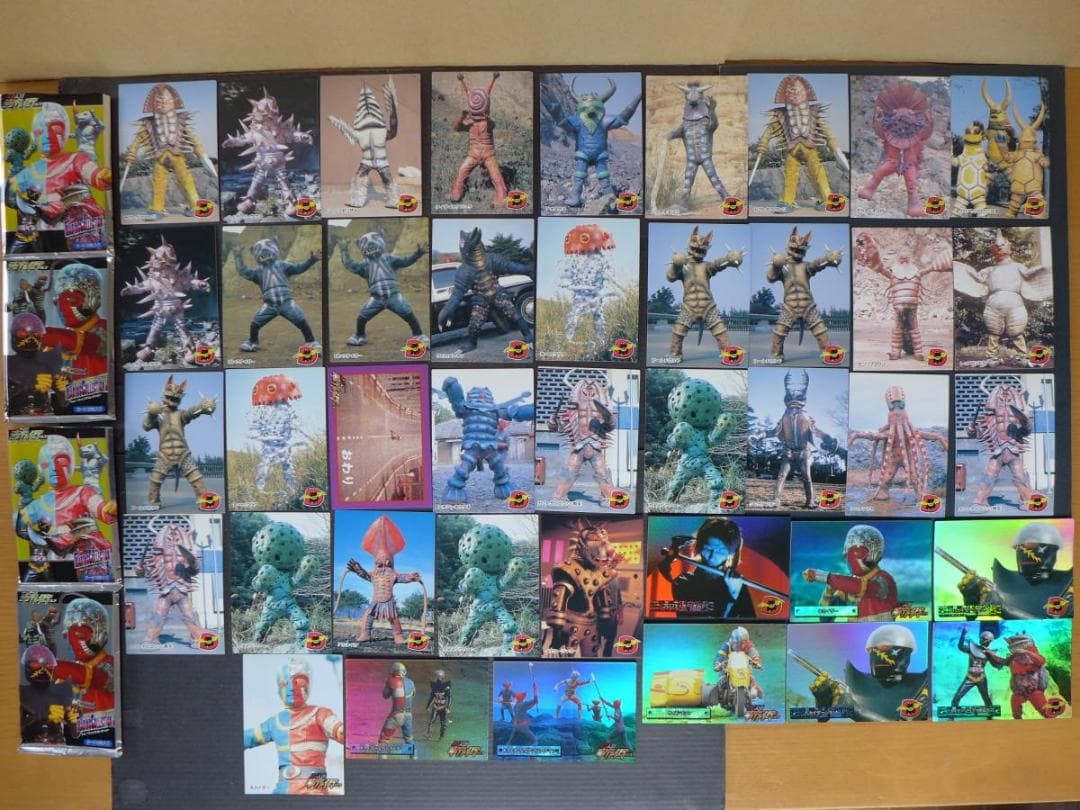 At that time, in good condition, Amada Android Kikaider, 41 trading cards, 4