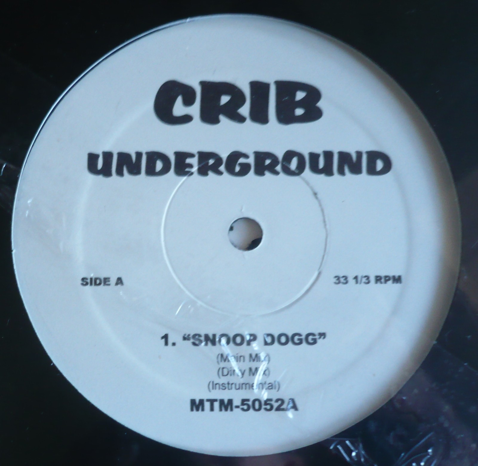VINYL RECORD, Collectible Rare, CRIB UNDERGROUND MTM-5052, Rare RAP 12″ HipHop