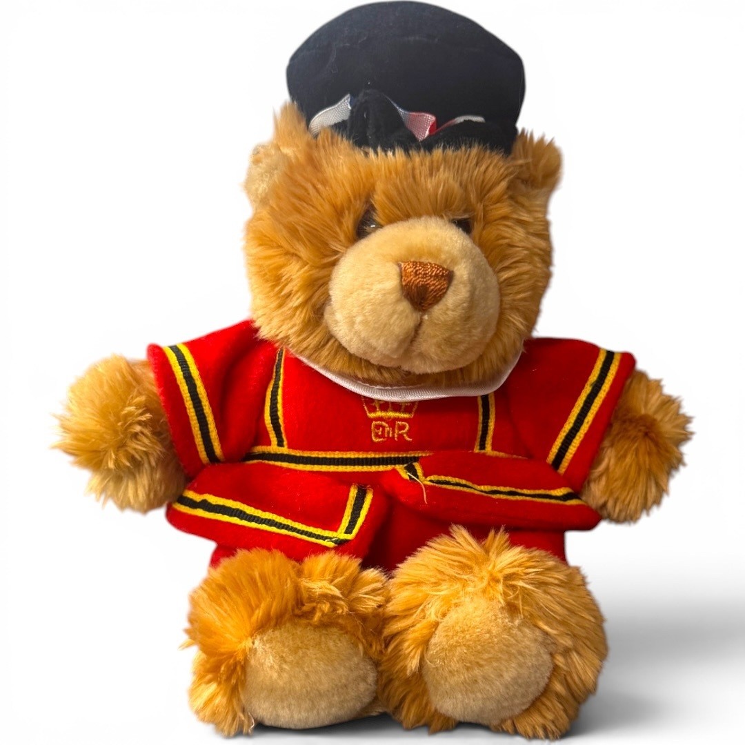 Keel Toys London Beefeater Bear Plush Toy Yeoman Warder Souvenir