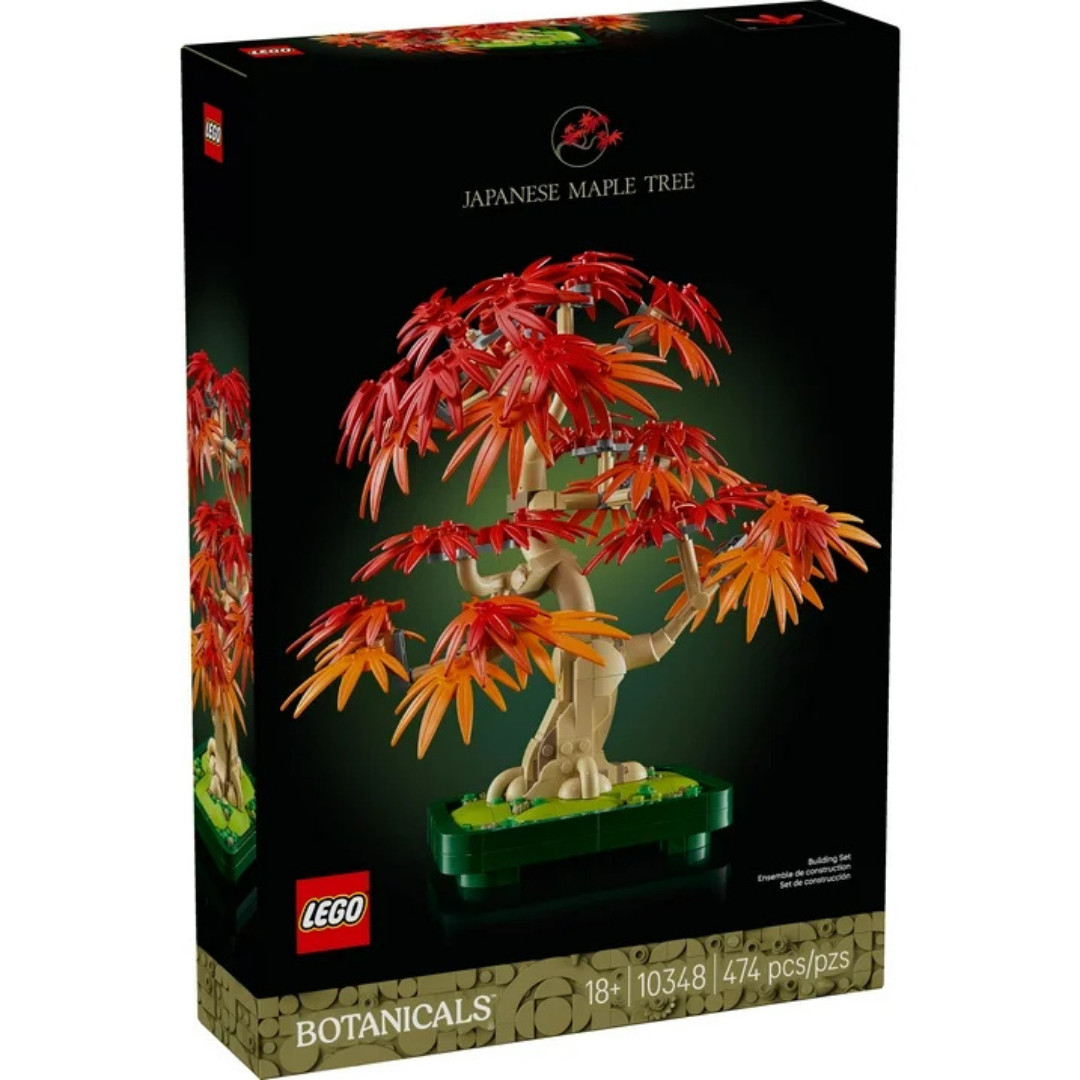 LEGO Botanicals Japanese Red Maple Bonsai Tree Building Kit for Adults 18+