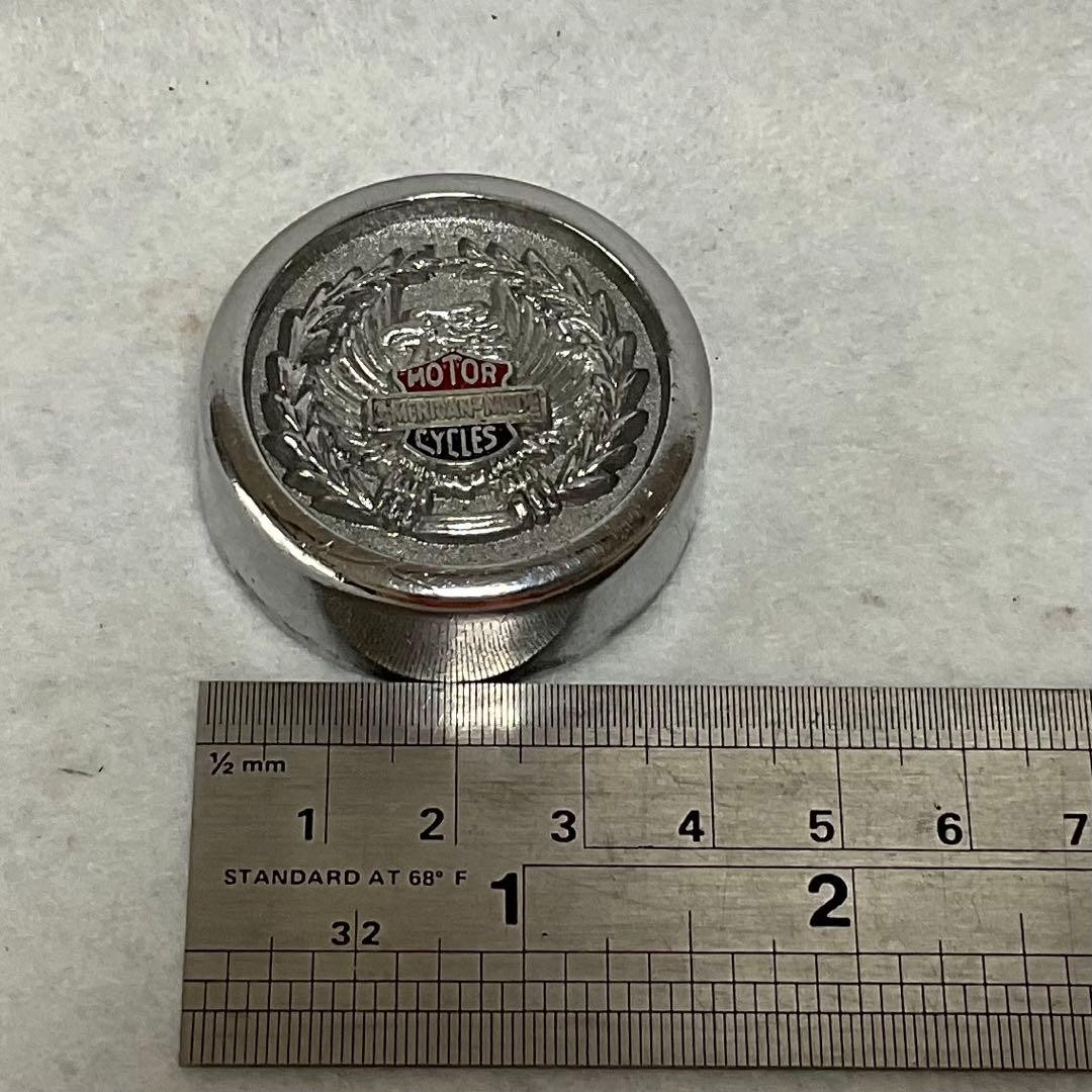 Custom bike grip end cap 4cm diameter eagle emblem